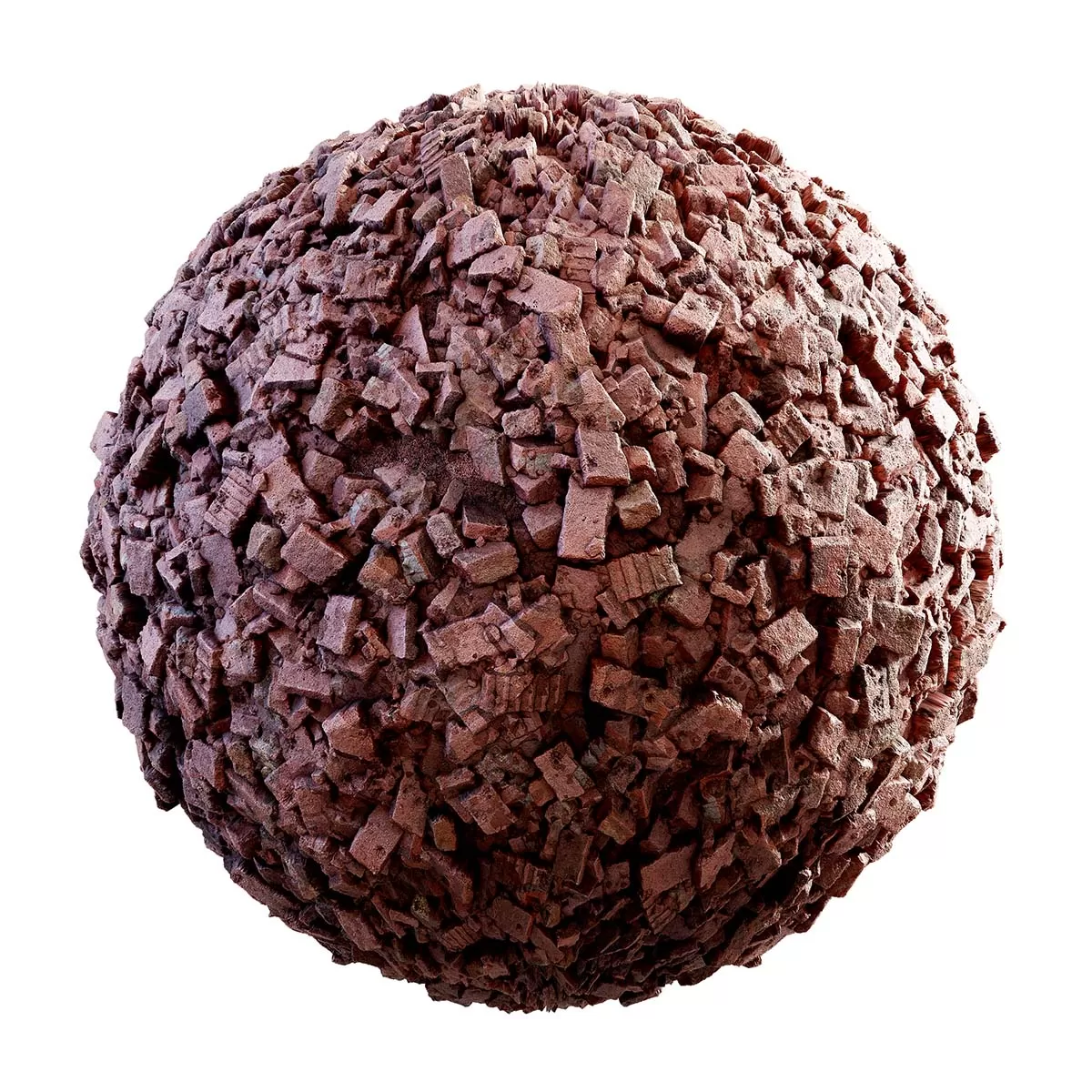 CGAxis PBR 28 – Red Brick Rubble 31 87 CGAxis PBR 28 – Red Brick Rubble 31 87