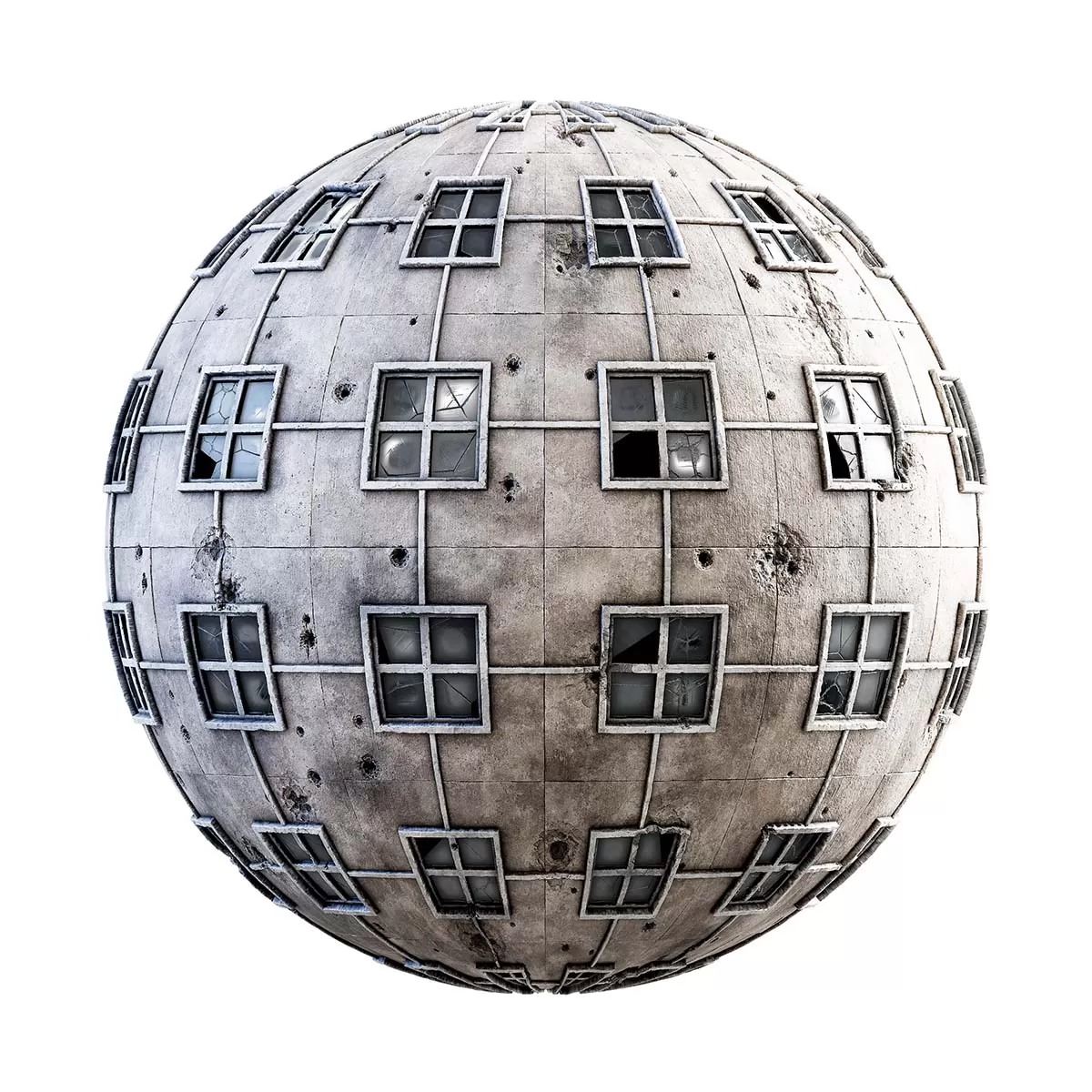 CGAxis PBR 28 – Wall With Broken Windows 31 66 CGAxis PBR 28 – Wall With Broken Windows 31 66