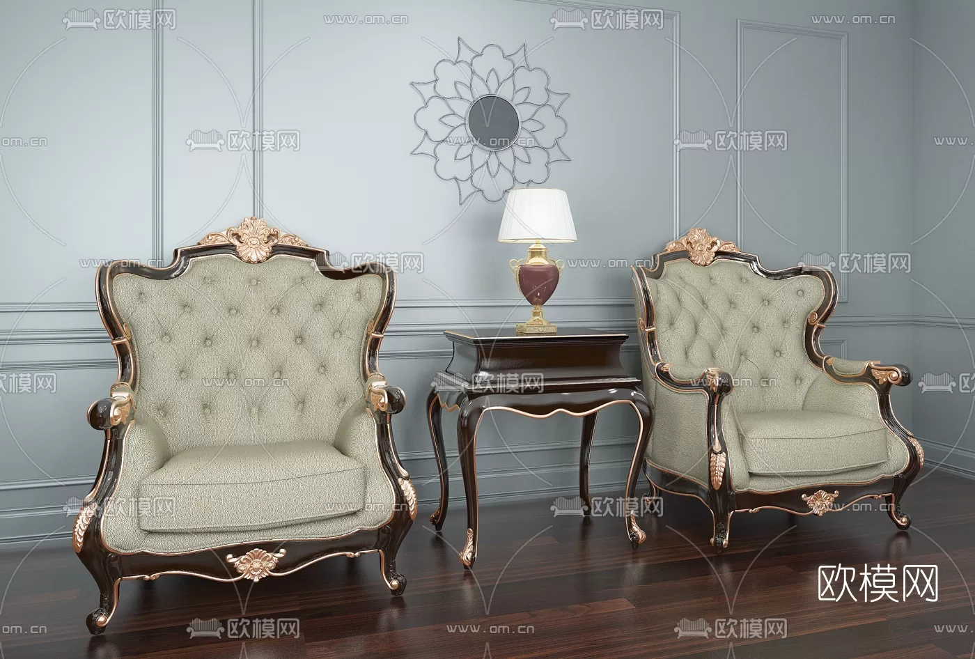CLASSIC – ARMCHAIR 3DS MODELS – 007 CLASSIC – ARMCHAIR 3DS MODELS – 007