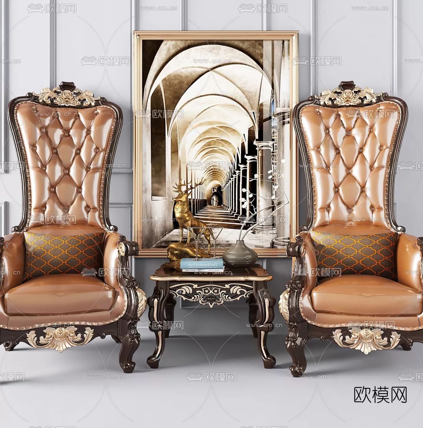 CLASSIC – ARMCHAIR 3DS MODELS – 009 CLASSIC – ARMCHAIR 3DS MODELS – 009