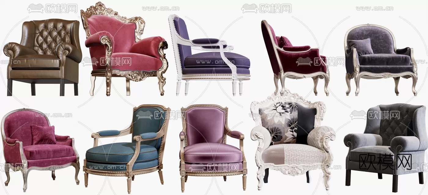 CLASSIC – ARMCHAIR 3DS MODELS – 016 CLASSIC – ARMCHAIR 3DS MODELS – 016