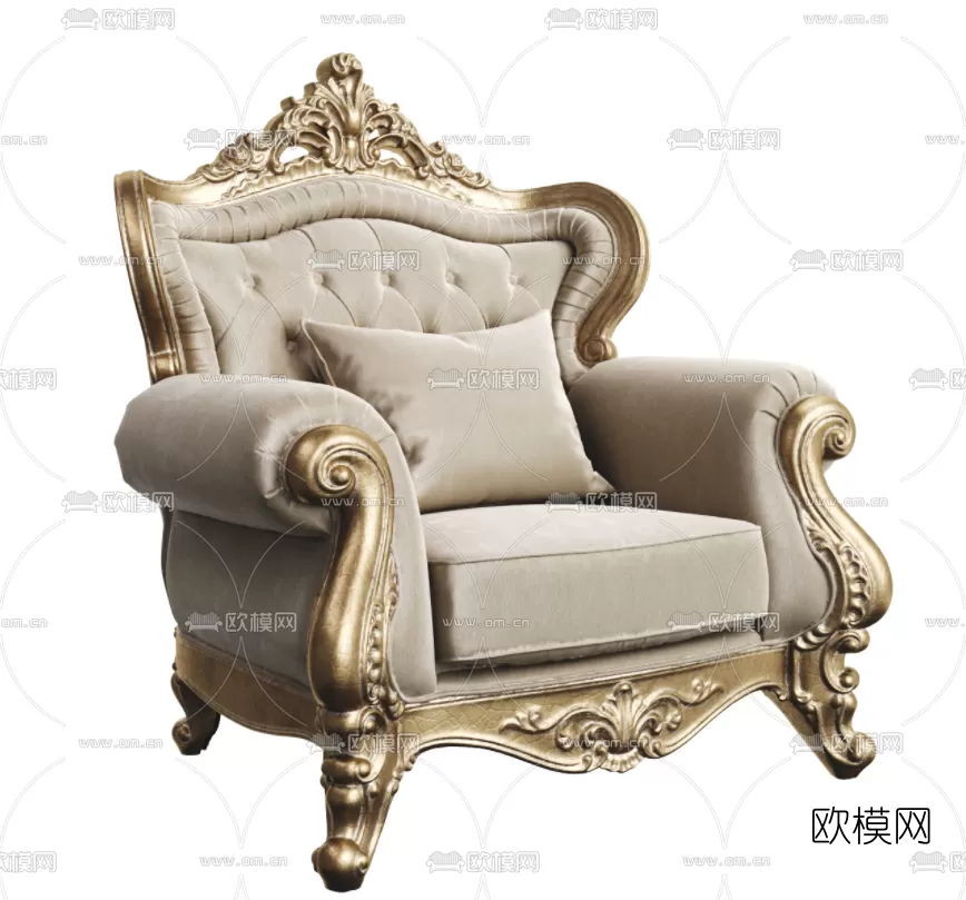 CLASSIC – ARMCHAIR 3DS MODELS – 025 CLASSIC – ARMCHAIR 3DS MODELS – 025