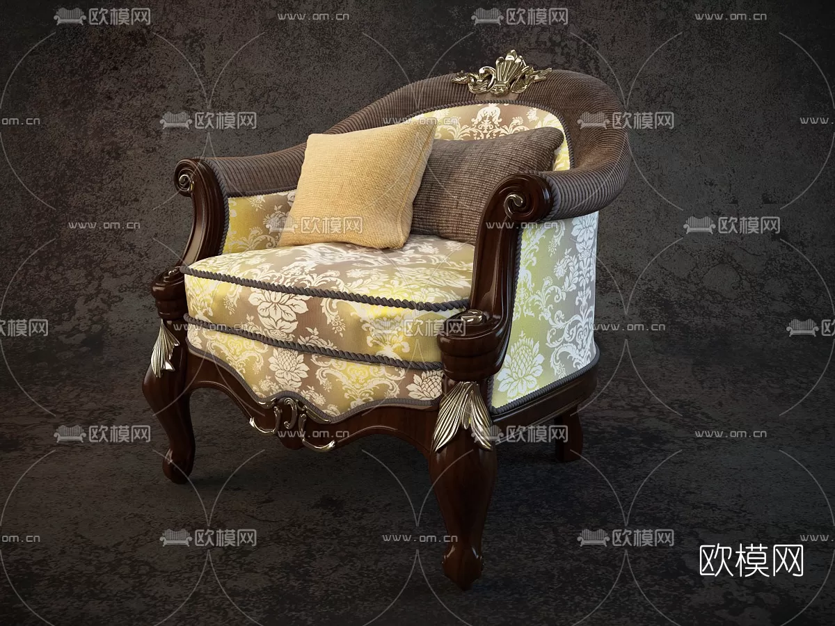CLASSIC – ARMCHAIR 3DS MODELS – 036 CLASSIC – ARMCHAIR 3DS MODELS – 036