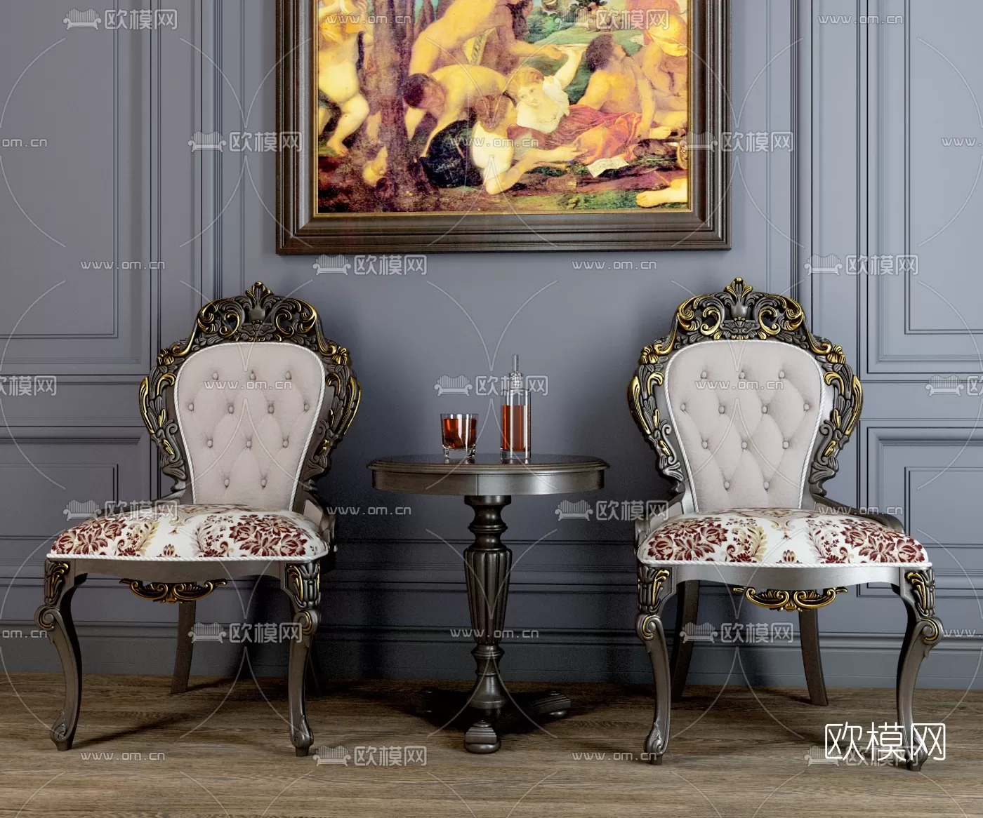 CLASSIC – ARMCHAIR 3DS MODELS – 044 CLASSIC – ARMCHAIR 3DS MODELS – 044