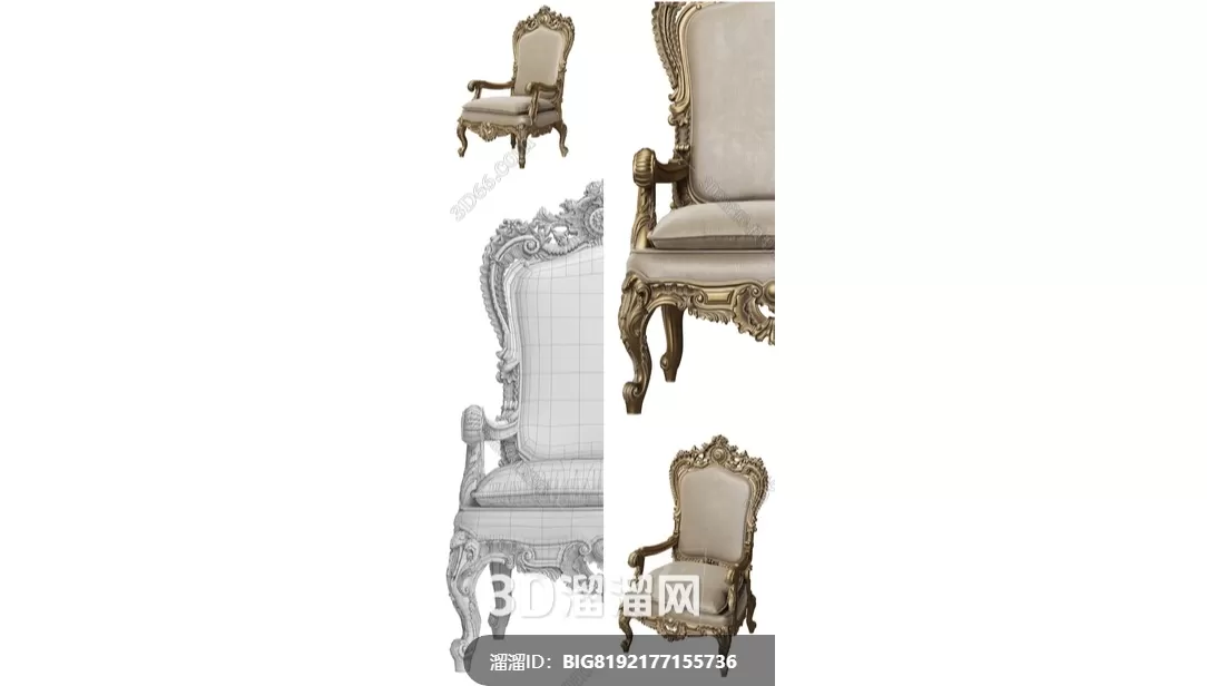 CLASSIC – ARMCHAIR 3DS MODELS – 058 CLASSIC – ARMCHAIR 3DS MODELS – 058