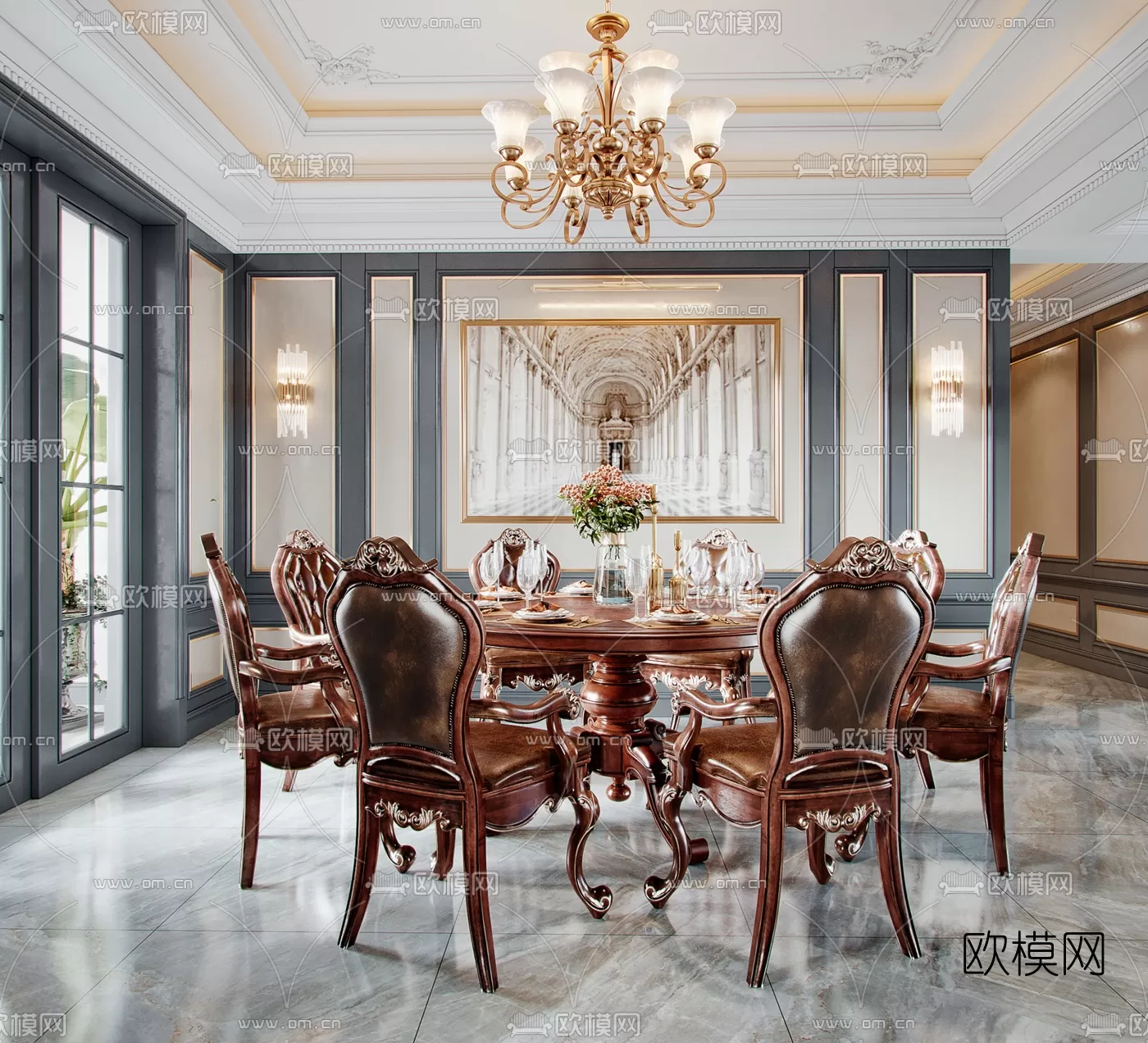 CLASSIC – TABLE 3D MODELS – 002 CLASSIC – TABLE 3D MODELS – 002