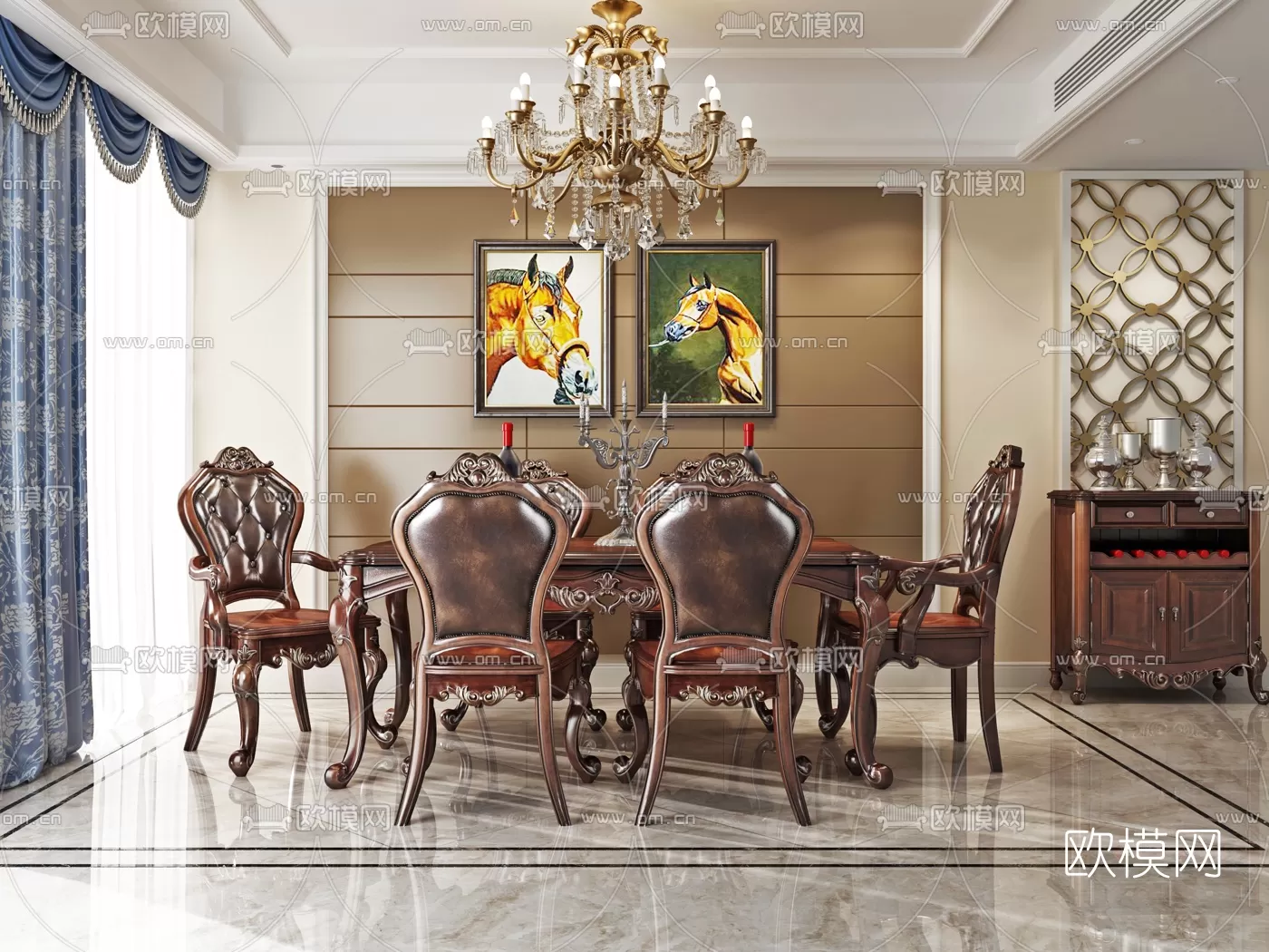 CLASSIC – TABLE 3D MODELS – 008 CLASSIC – TABLE 3D MODELS – 008