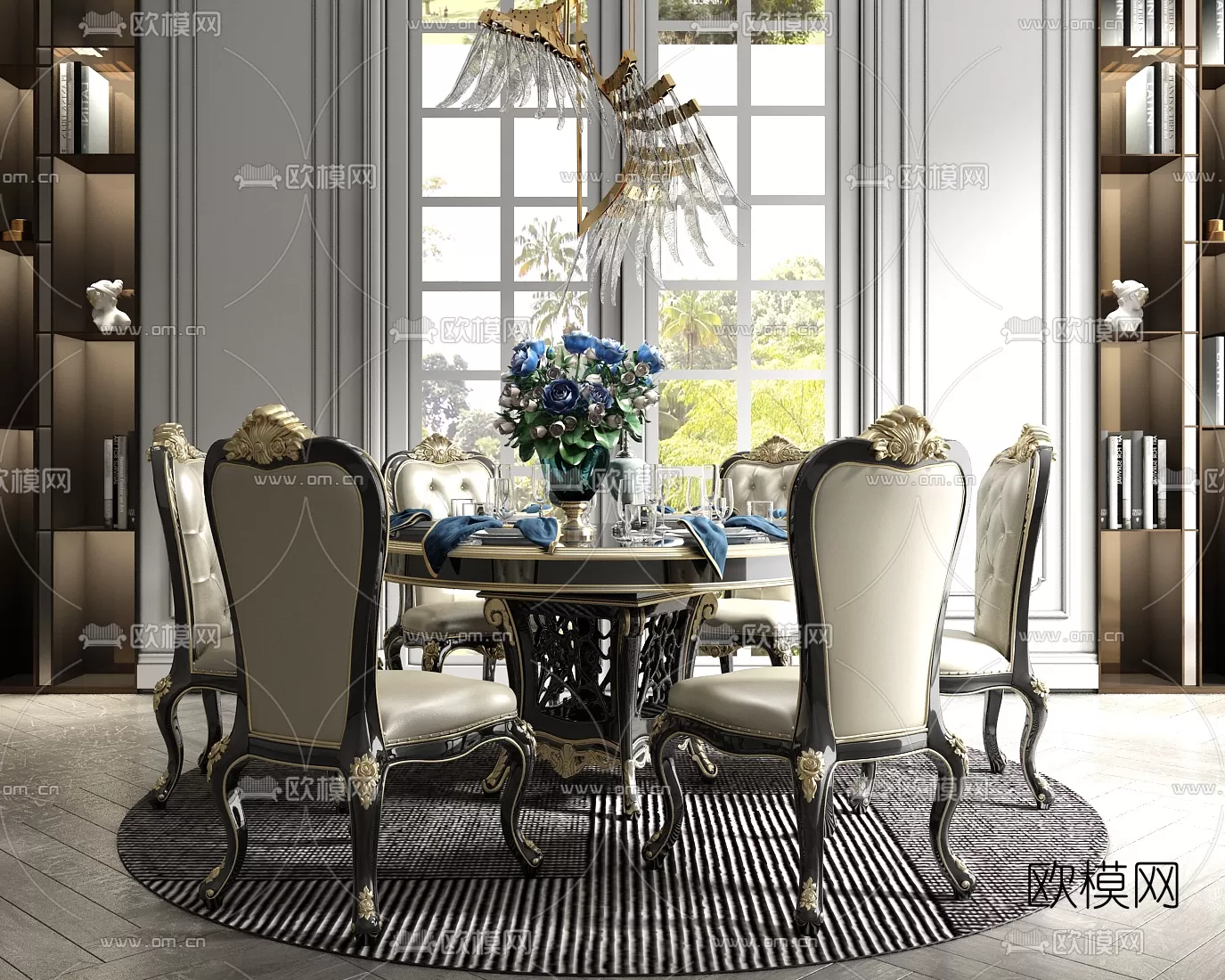 CLASSIC – TABLE 3D MODELS – 009 CLASSIC – TABLE 3D MODELS – 009