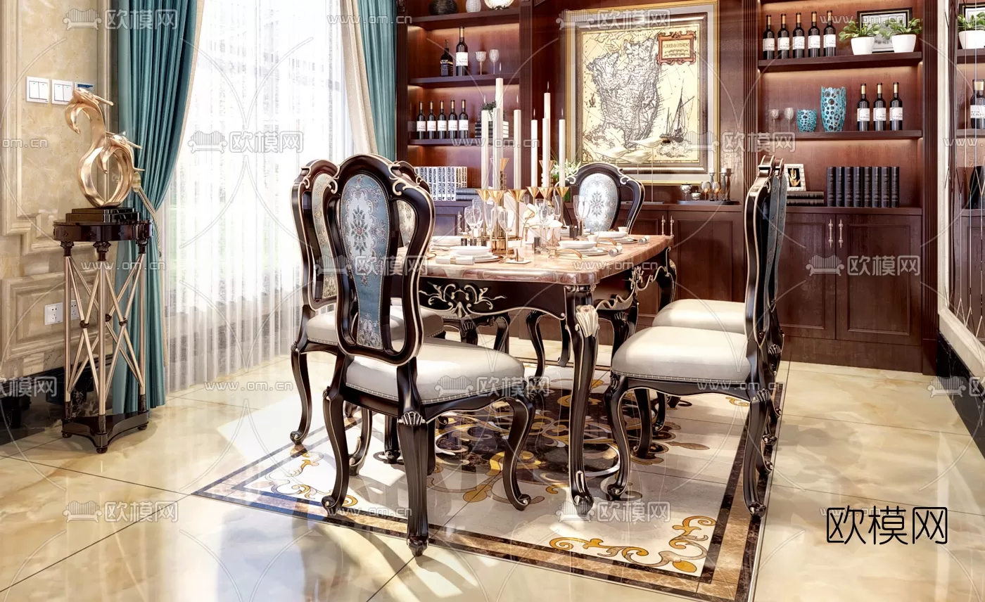 CLASSIC – TABLE 3D MODELS – 013 CLASSIC – TABLE 3D MODELS – 013