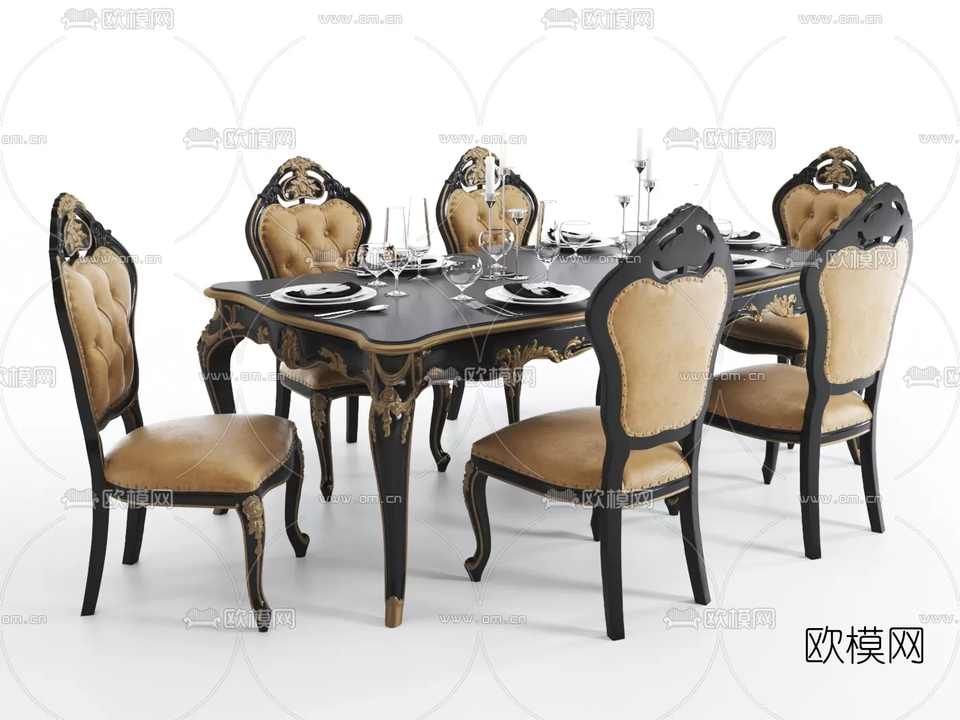 CLASSIC – TABLE 3D MODELS – 014 CLASSIC – TABLE 3D MODELS – 014