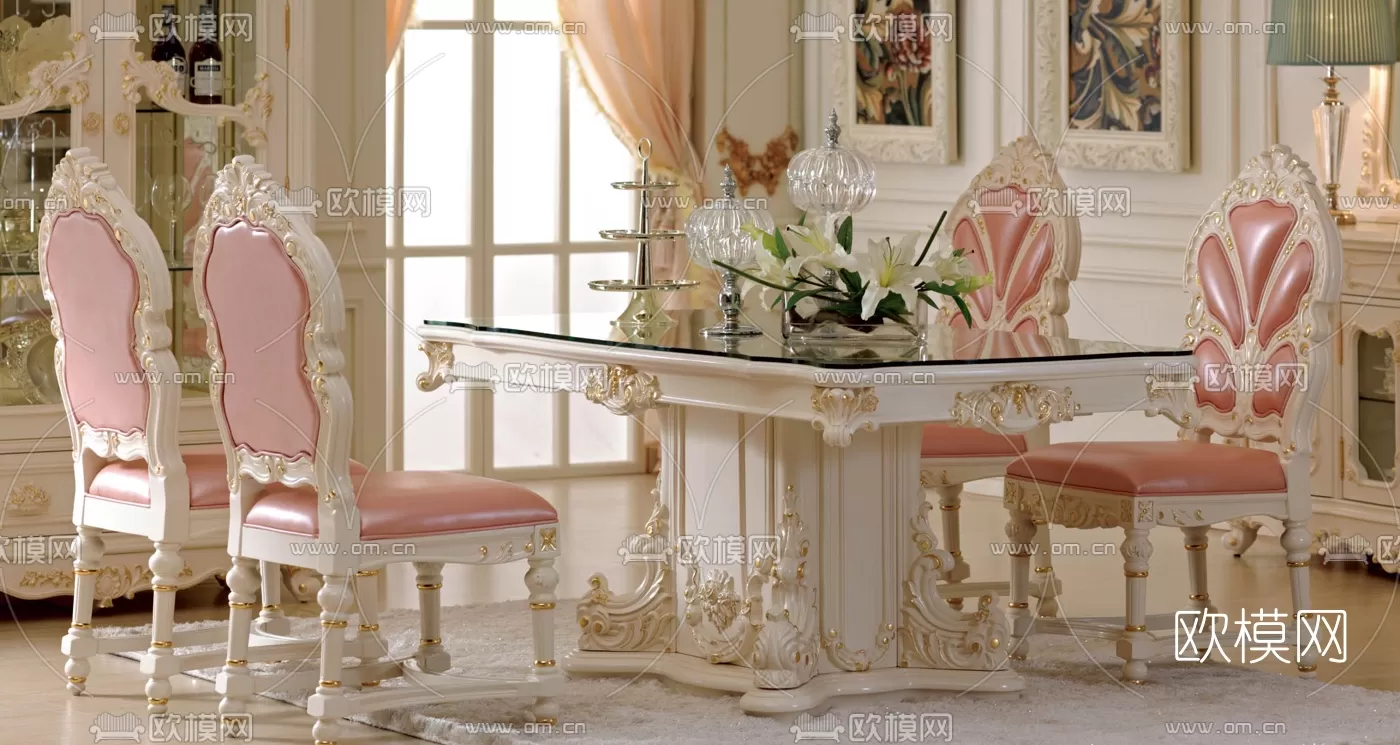 CLASSIC – TABLE 3D MODELS – 018 CLASSIC – TABLE 3D MODELS – 018