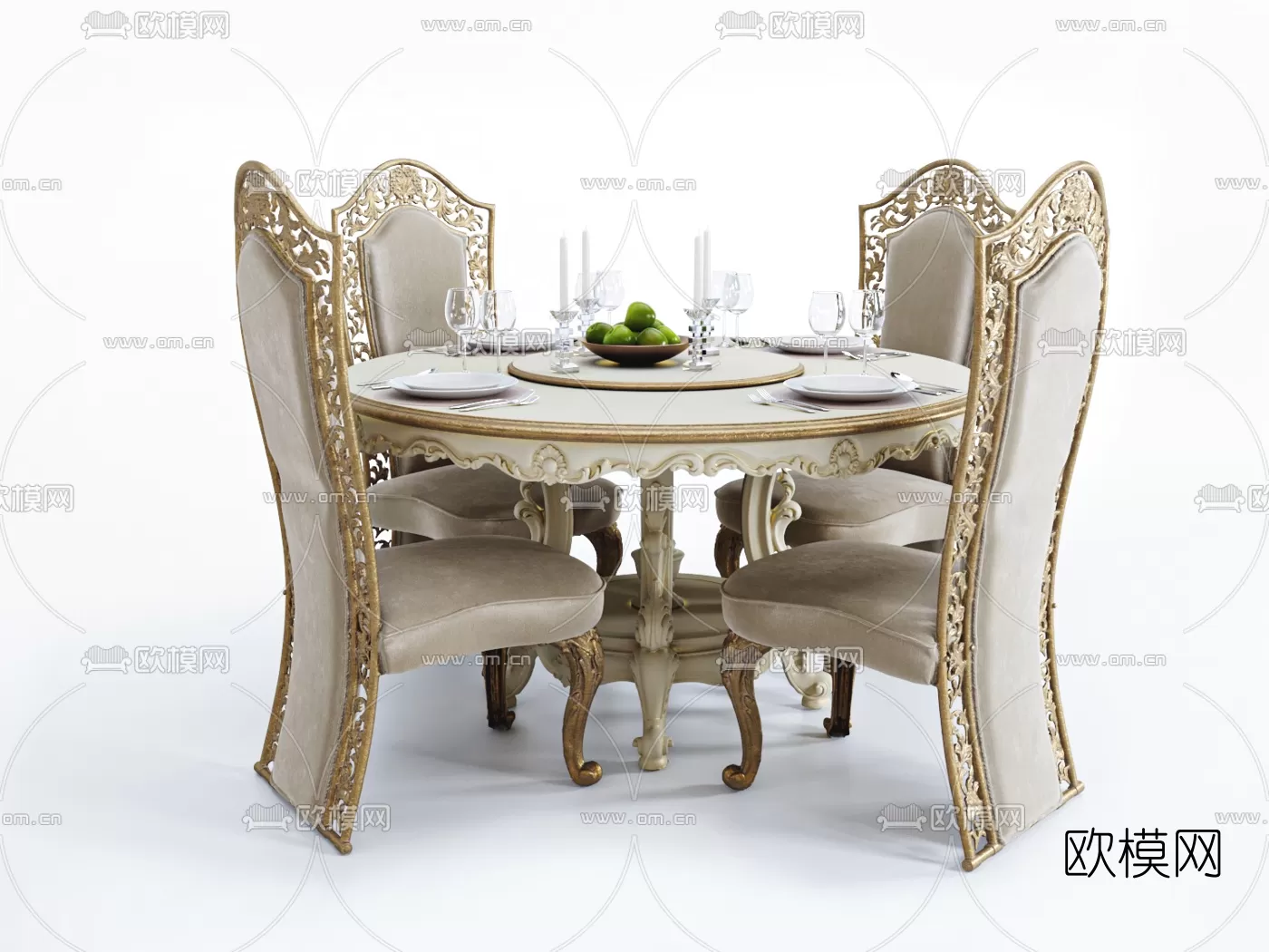 CLASSIC – TABLE 3D MODELS – 019 CLASSIC – TABLE 3D MODELS – 019