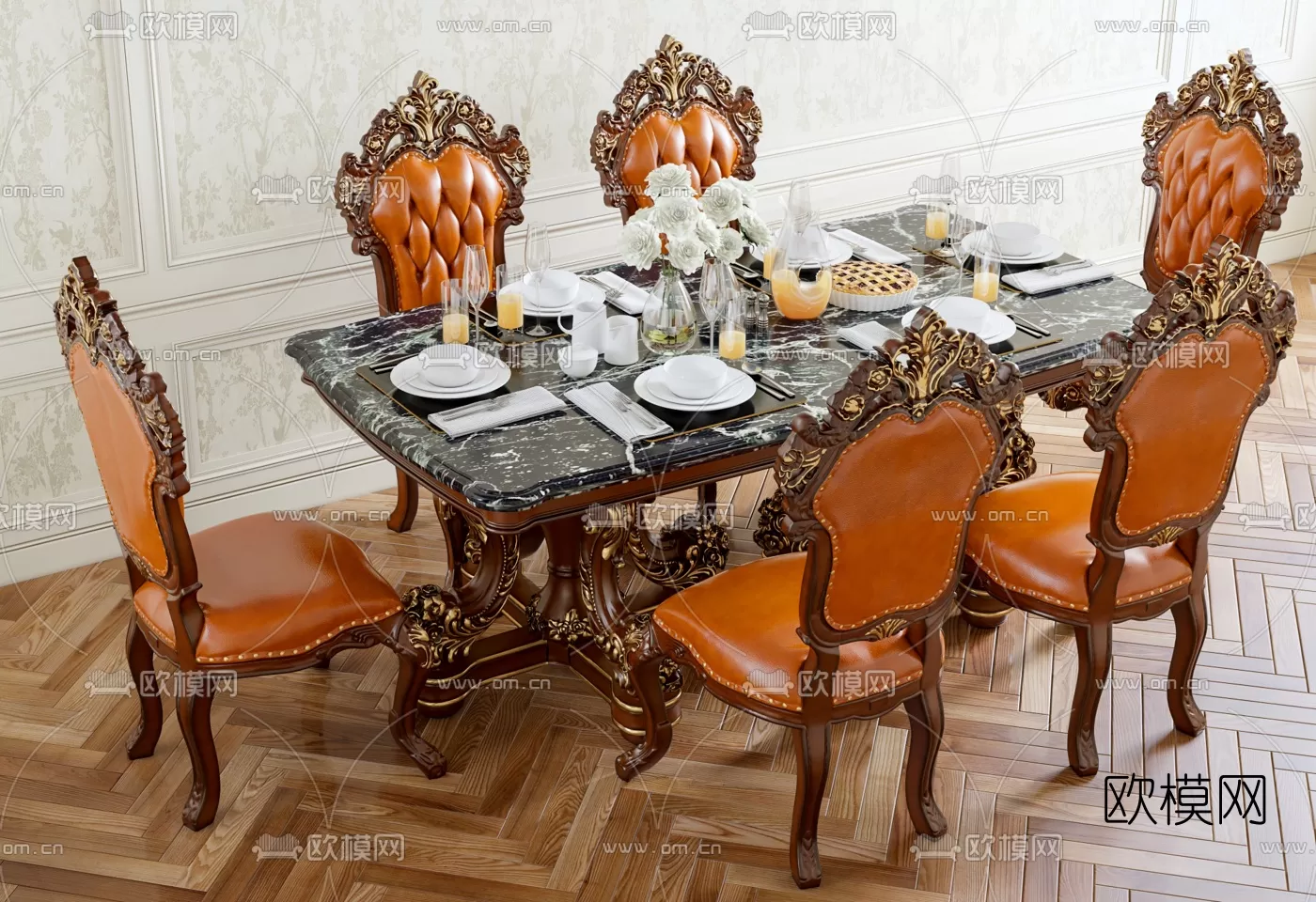 CLASSIC – TABLE 3D MODELS – 020 CLASSIC – TABLE 3D MODELS – 020