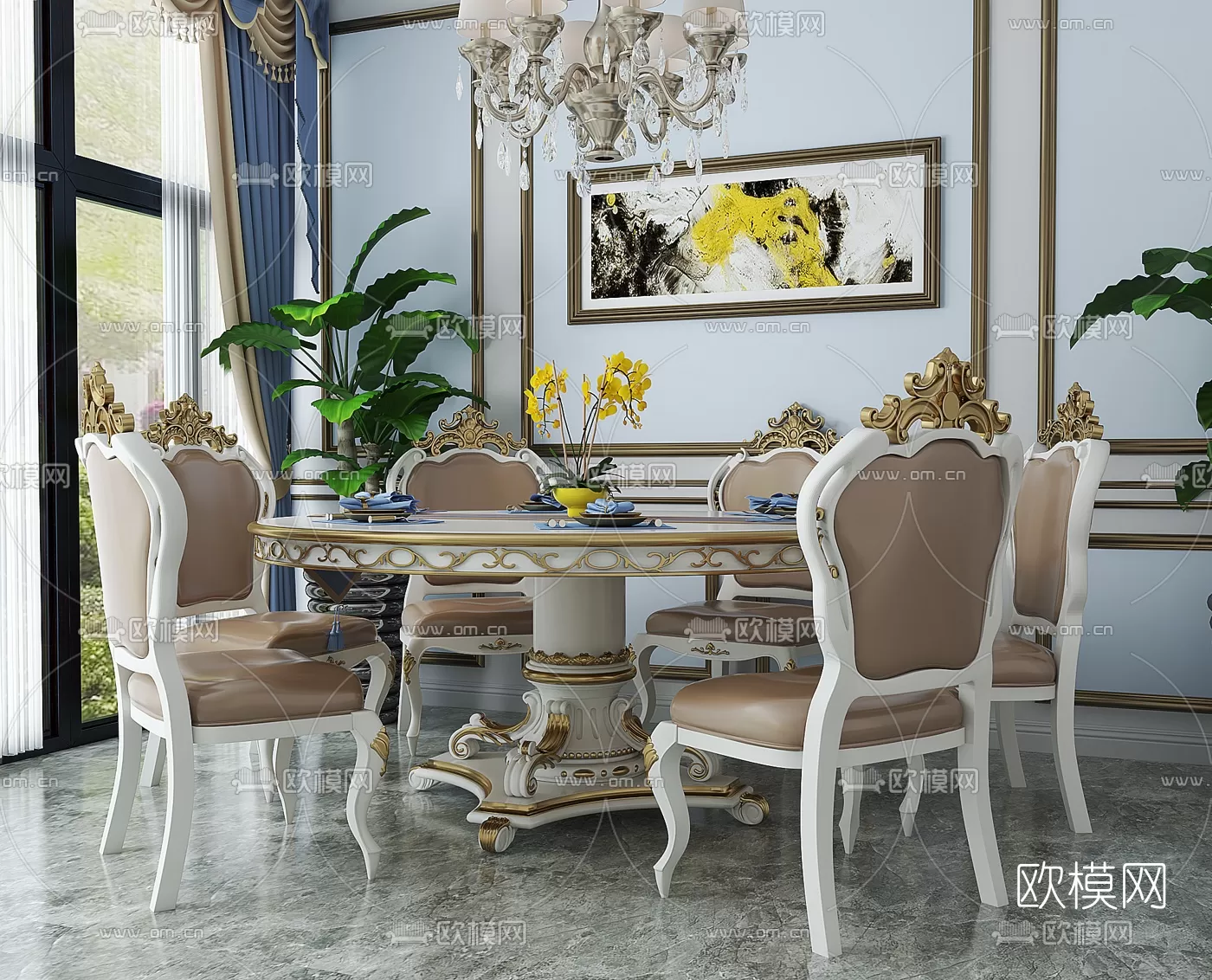 CLASSIC – TABLE 3D MODELS – 023 CLASSIC – TABLE 3D MODELS – 023