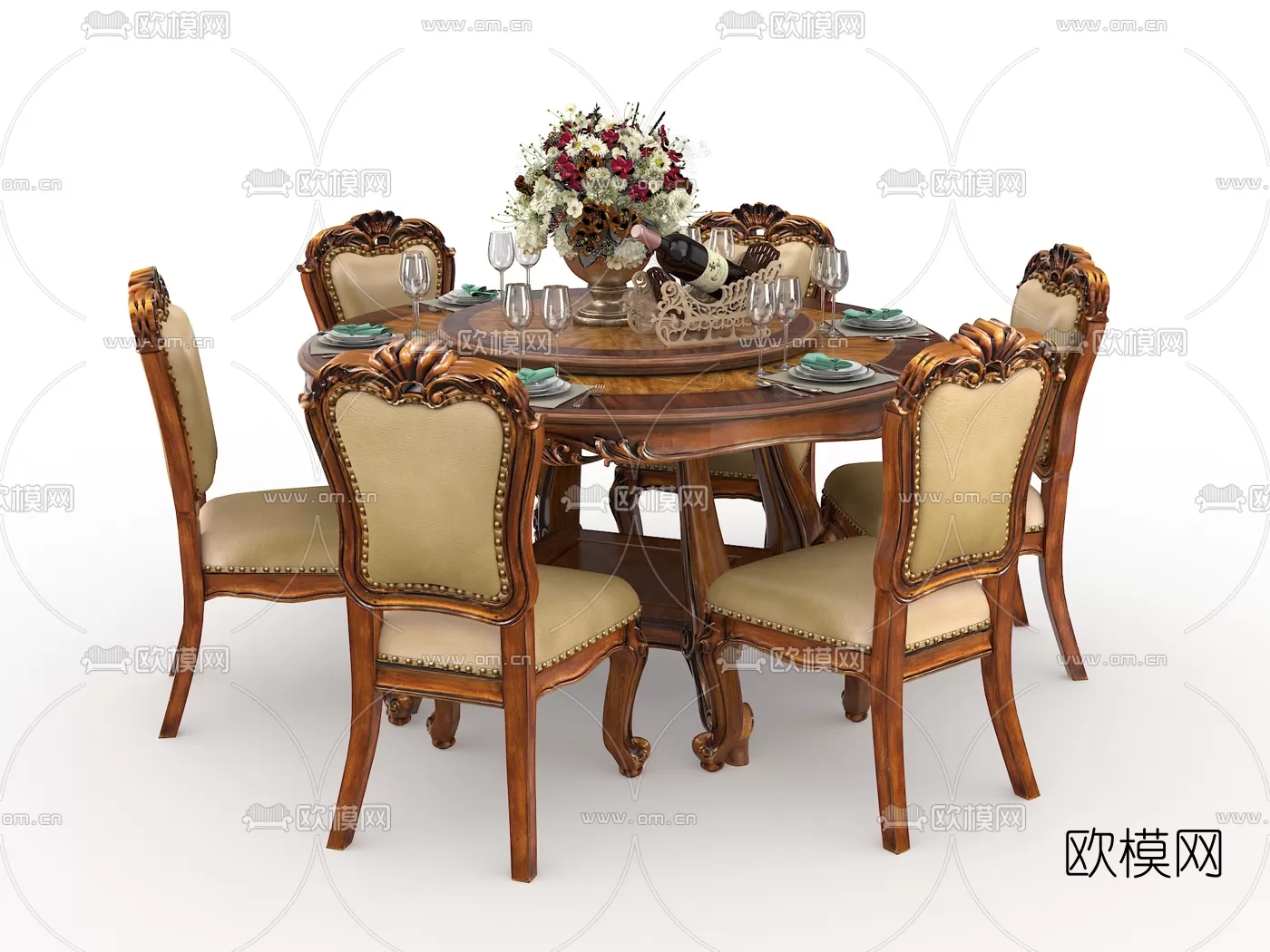 CLASSIC – TABLE 3D MODELS – 026 CLASSIC – TABLE 3D MODELS – 026