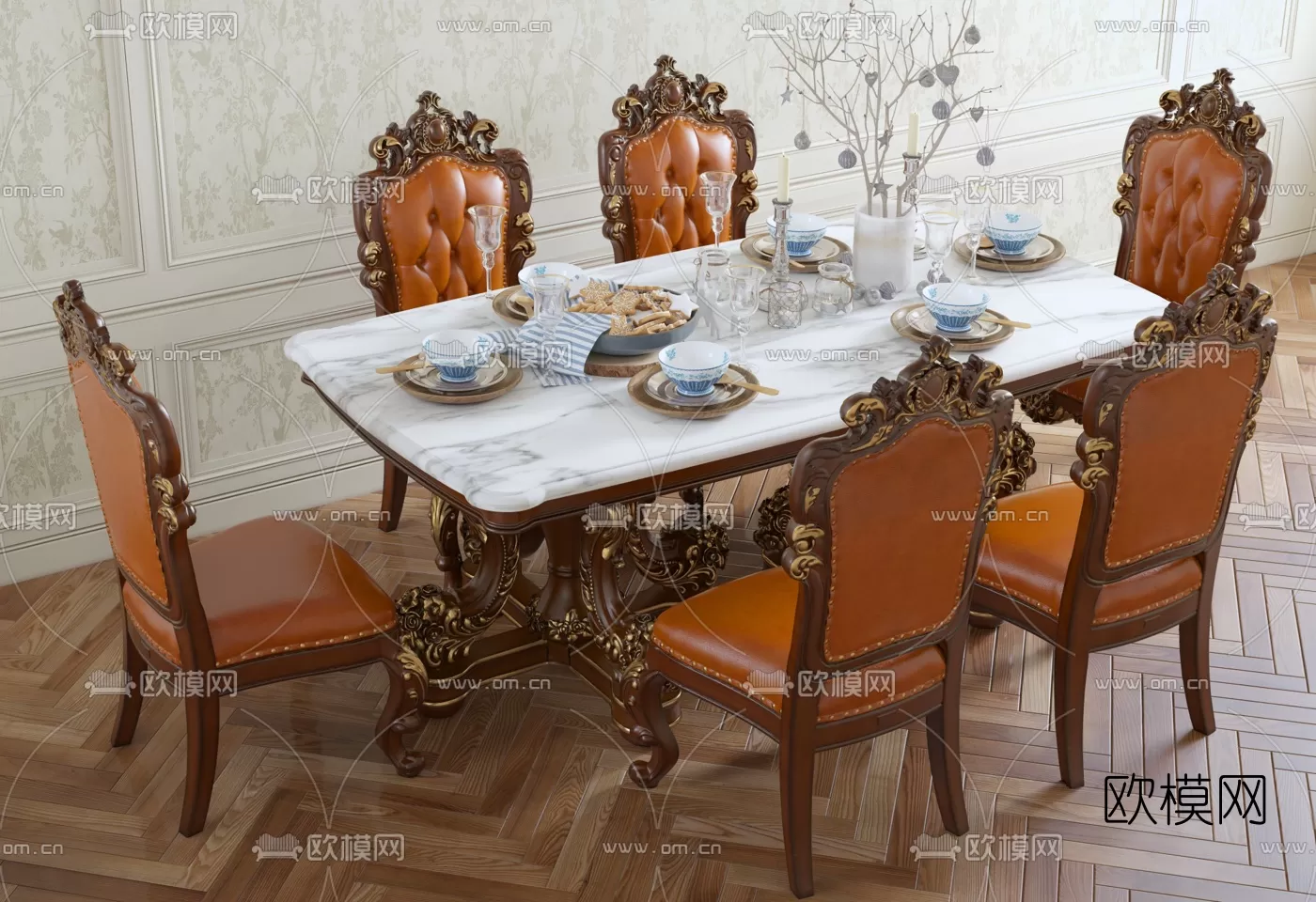 CLASSIC – TABLE 3D MODELS – 029 CLASSIC – TABLE 3D MODELS – 029