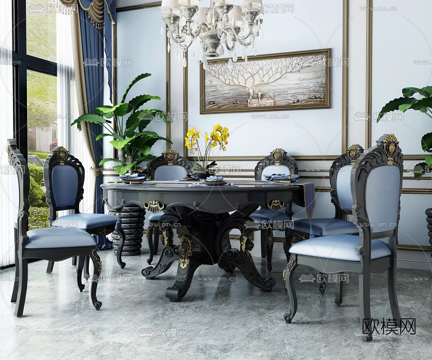 CLASSIC – TABLE 3D MODELS – 030 CLASSIC – TABLE 3D MODELS – 030