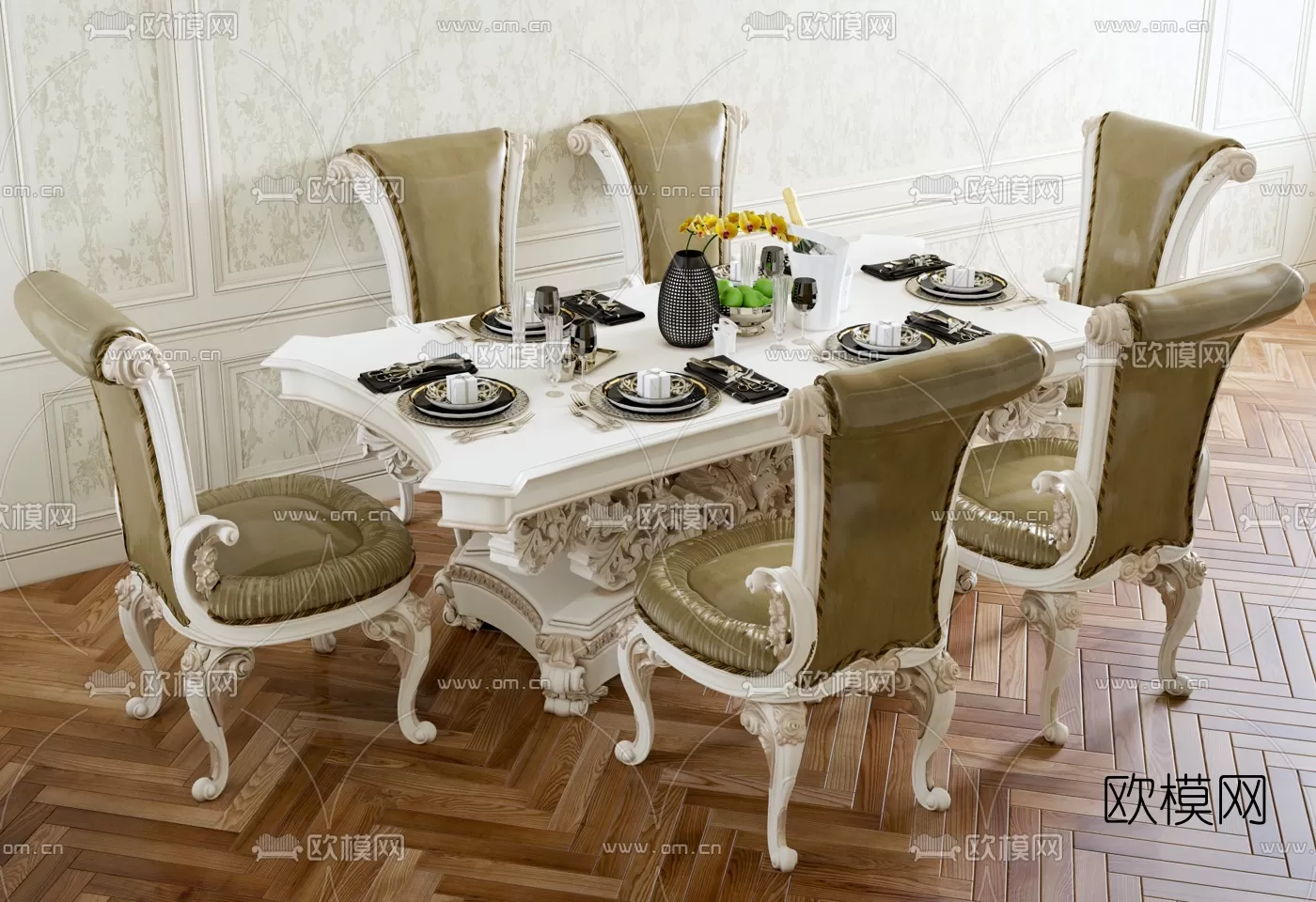CLASSIC – TABLE 3D MODELS – 031 CLASSIC – TABLE 3D MODELS – 031