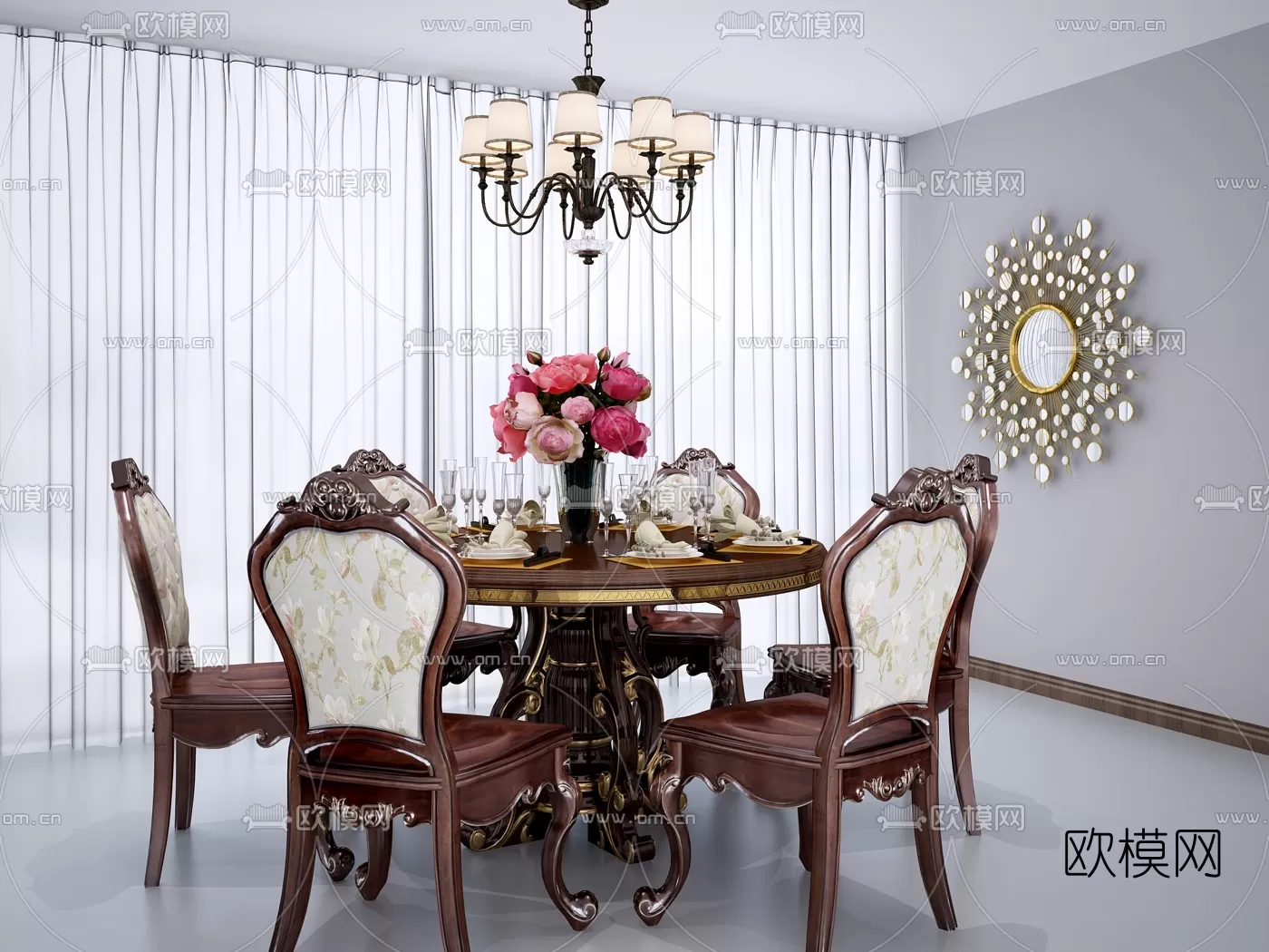 CLASSIC – TABLE 3D MODELS – 032 CLASSIC – TABLE 3D MODELS – 032