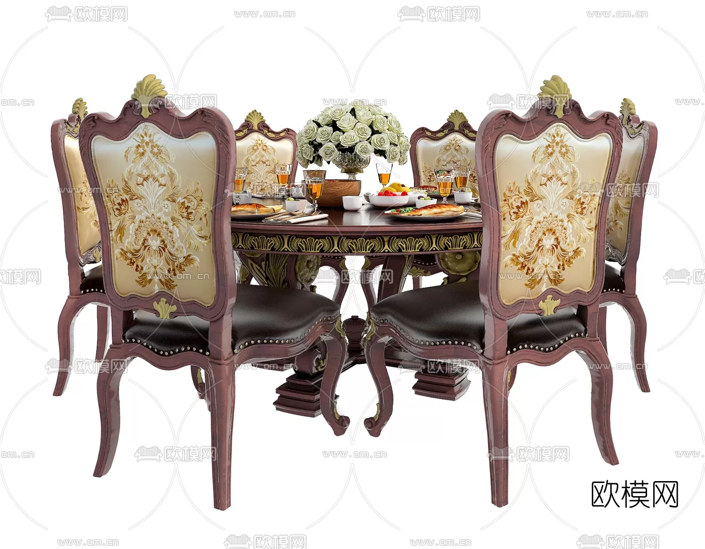CLASSIC – TABLE 3D MODELS – 033 CLASSIC – TABLE 3D MODELS – 033