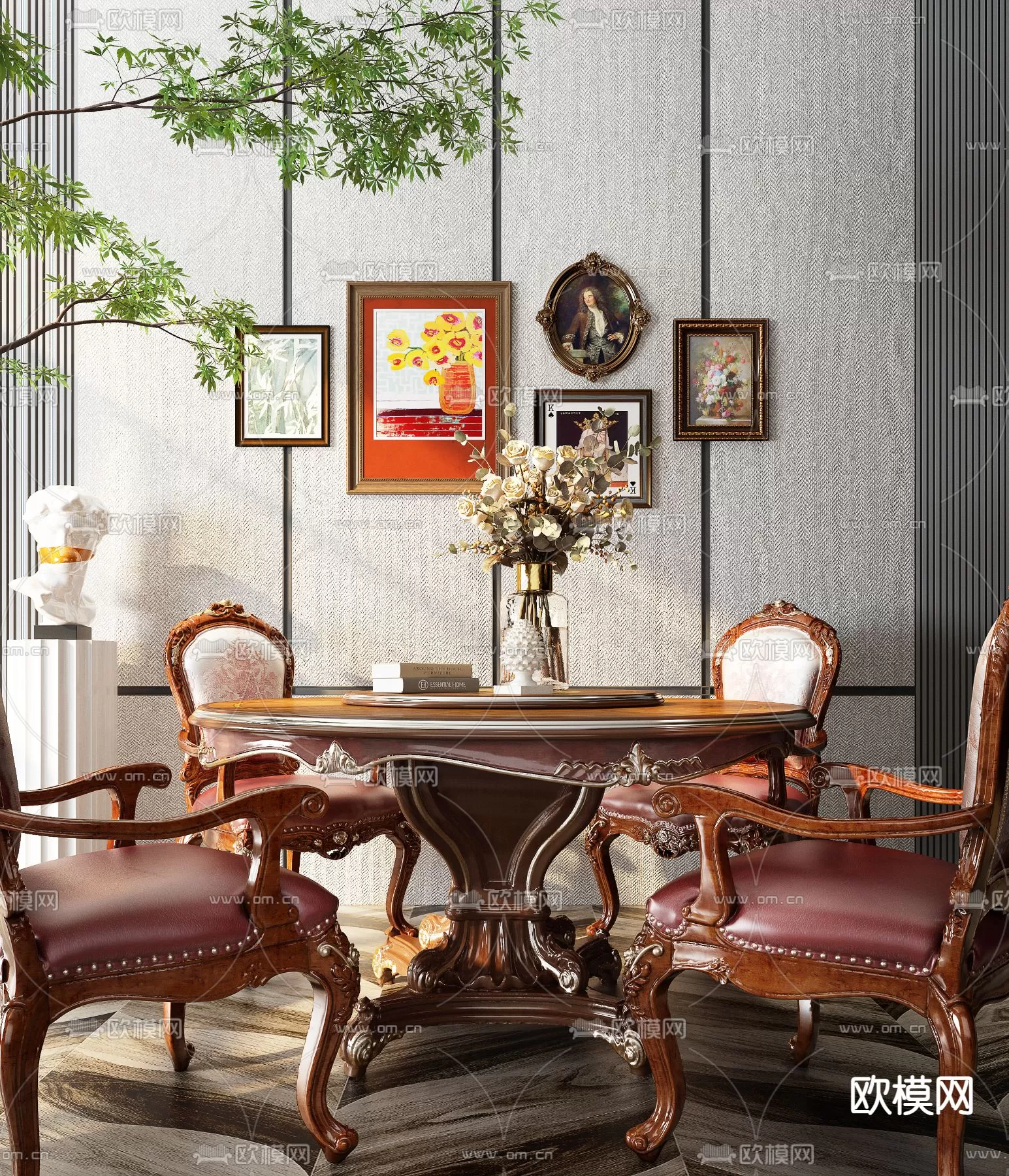 CLASSIC – TABLE 3D MODELS – 037 CLASSIC – TABLE 3D MODELS – 037