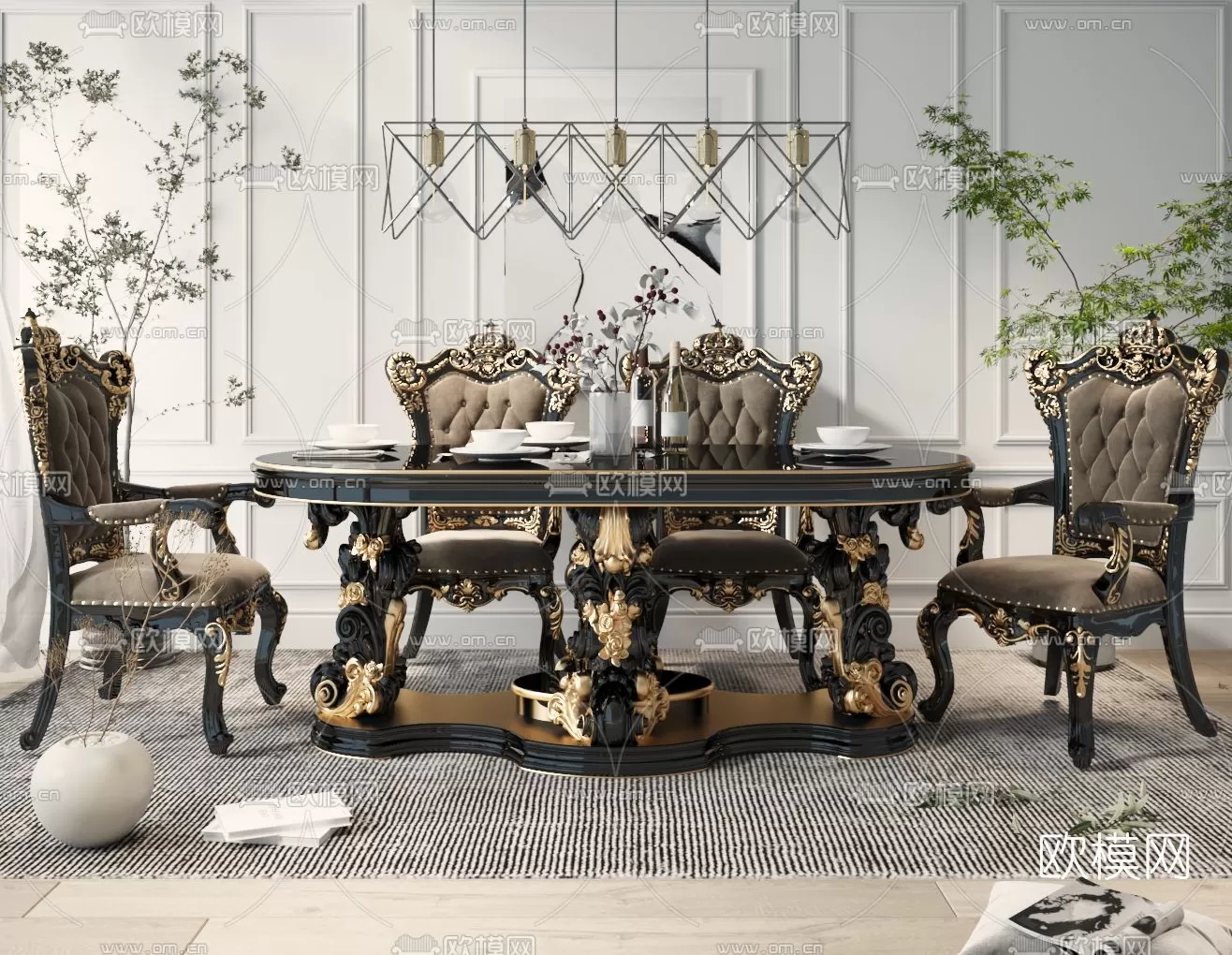 CLASSIC – TABLE 3D MODELS – 038 CLASSIC – TABLE 3D MODELS – 038