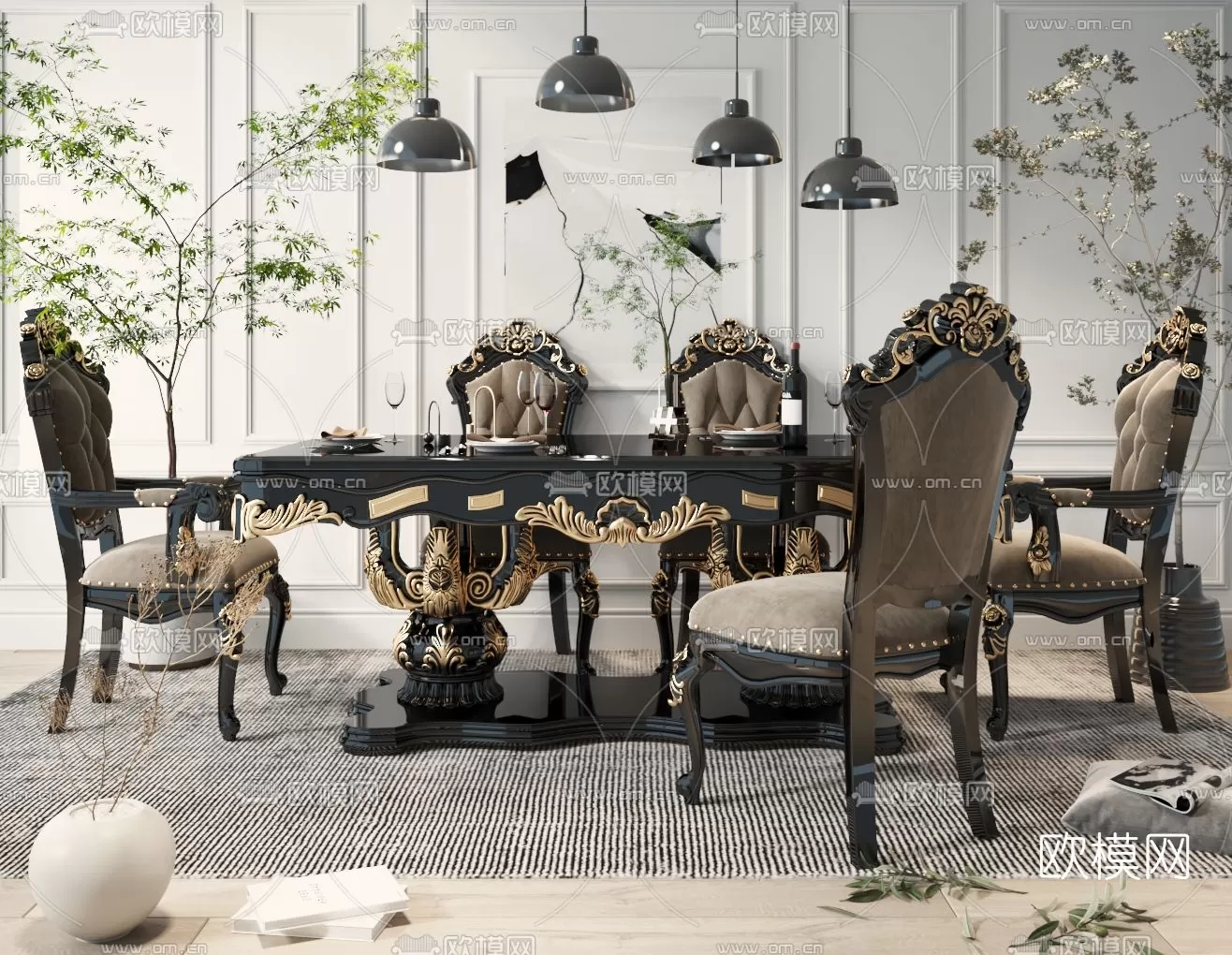 CLASSIC – TABLE 3D MODELS – 040 CLASSIC – TABLE 3D MODELS – 040