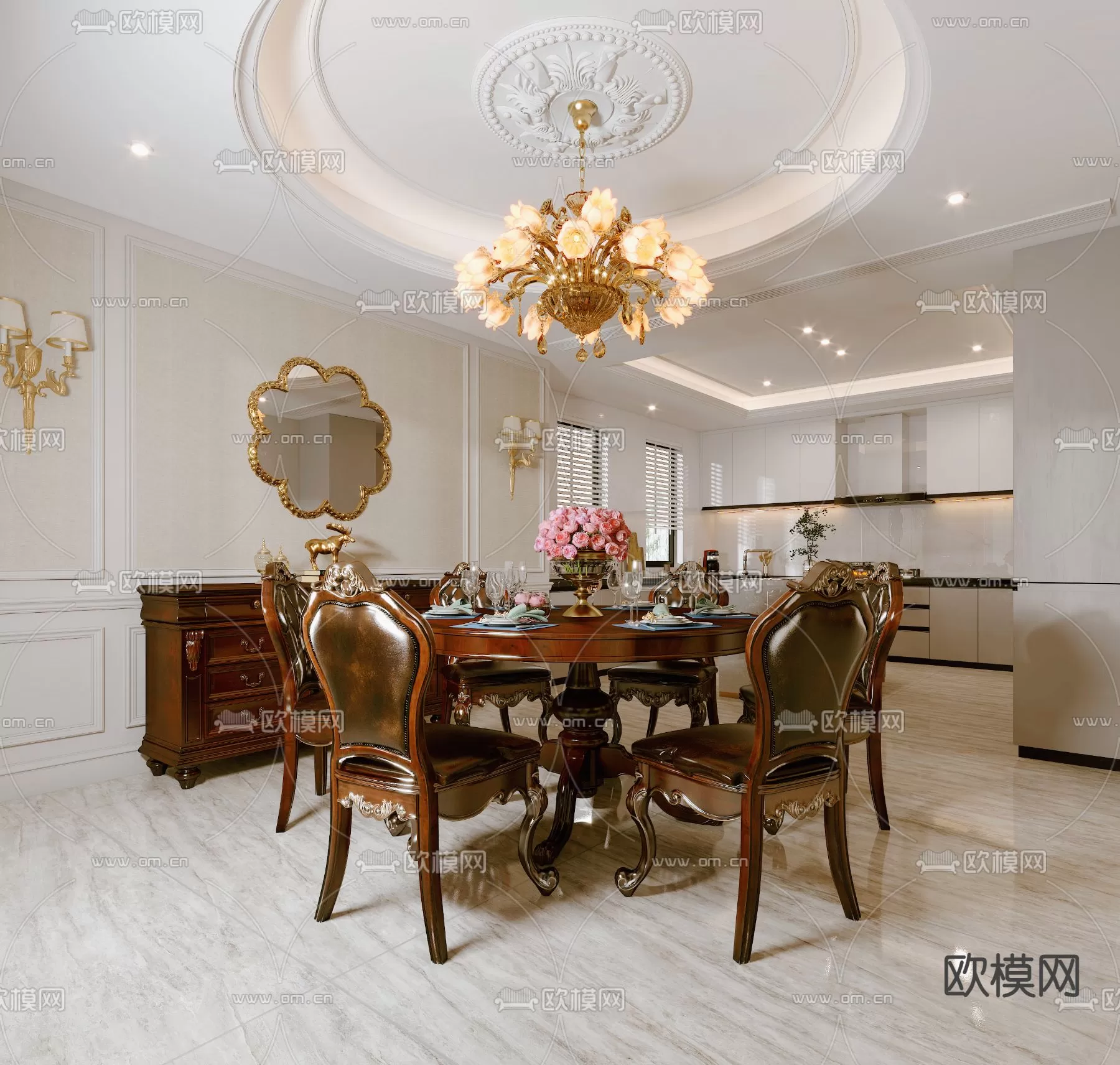 CLASSIC – TABLE 3D MODELS – 041 CLASSIC – TABLE 3D MODELS – 041