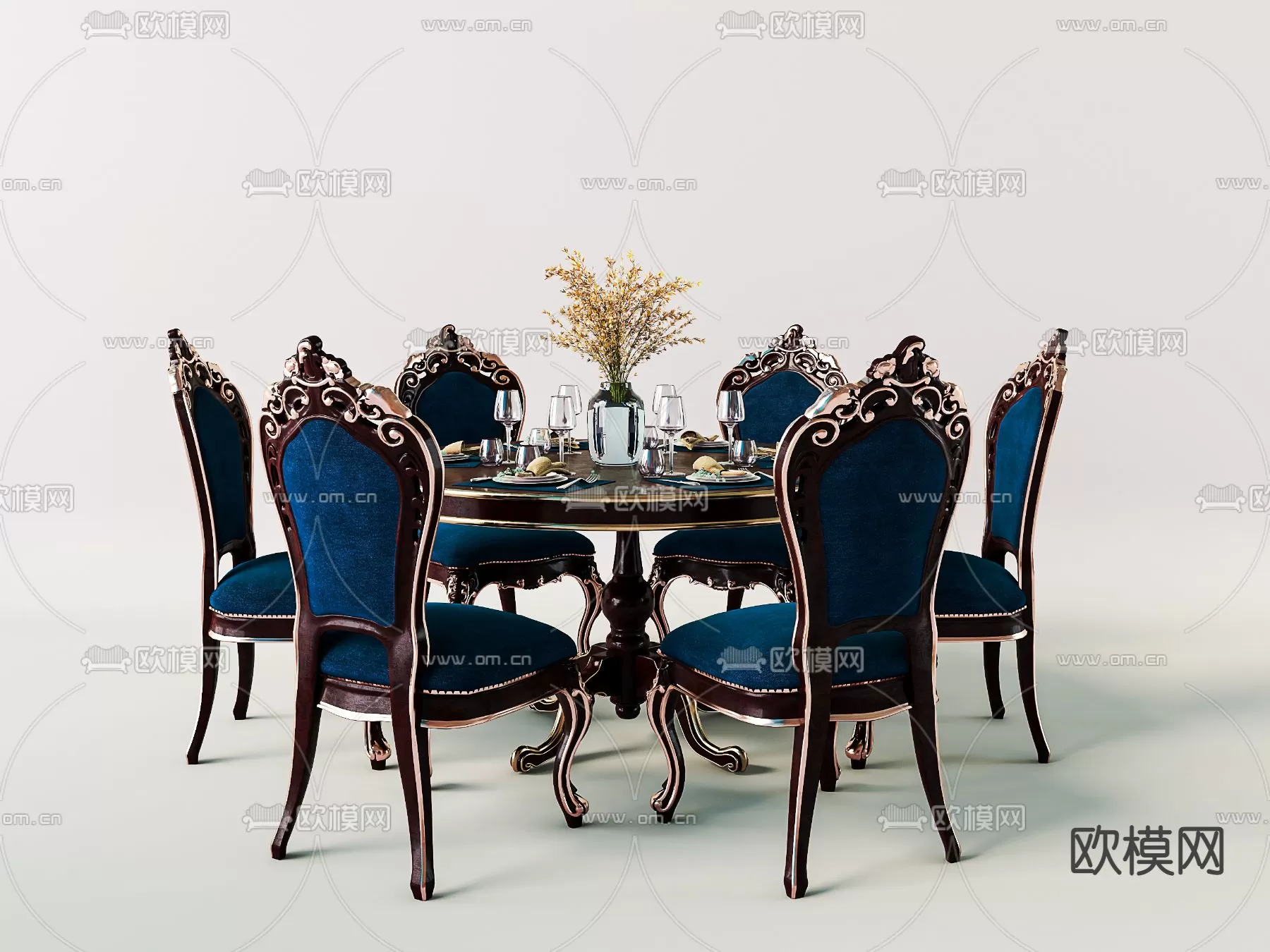 CLASSIC – TABLE 3D MODELS – 043 CLASSIC – TABLE 3D MODELS – 043