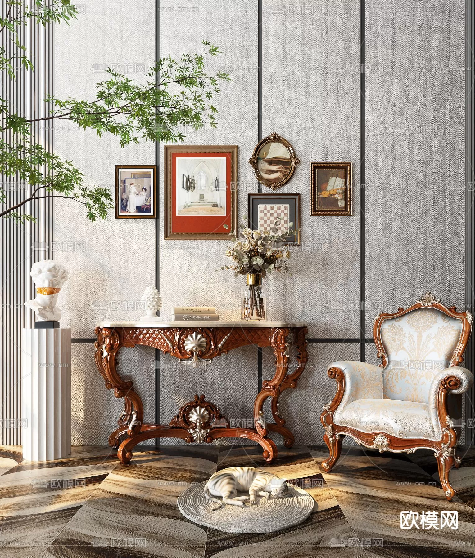 CLASSIC – CONSOLE 3DMODELS – 001 CLASSIC – CONSOLE 3DMODELS – 001