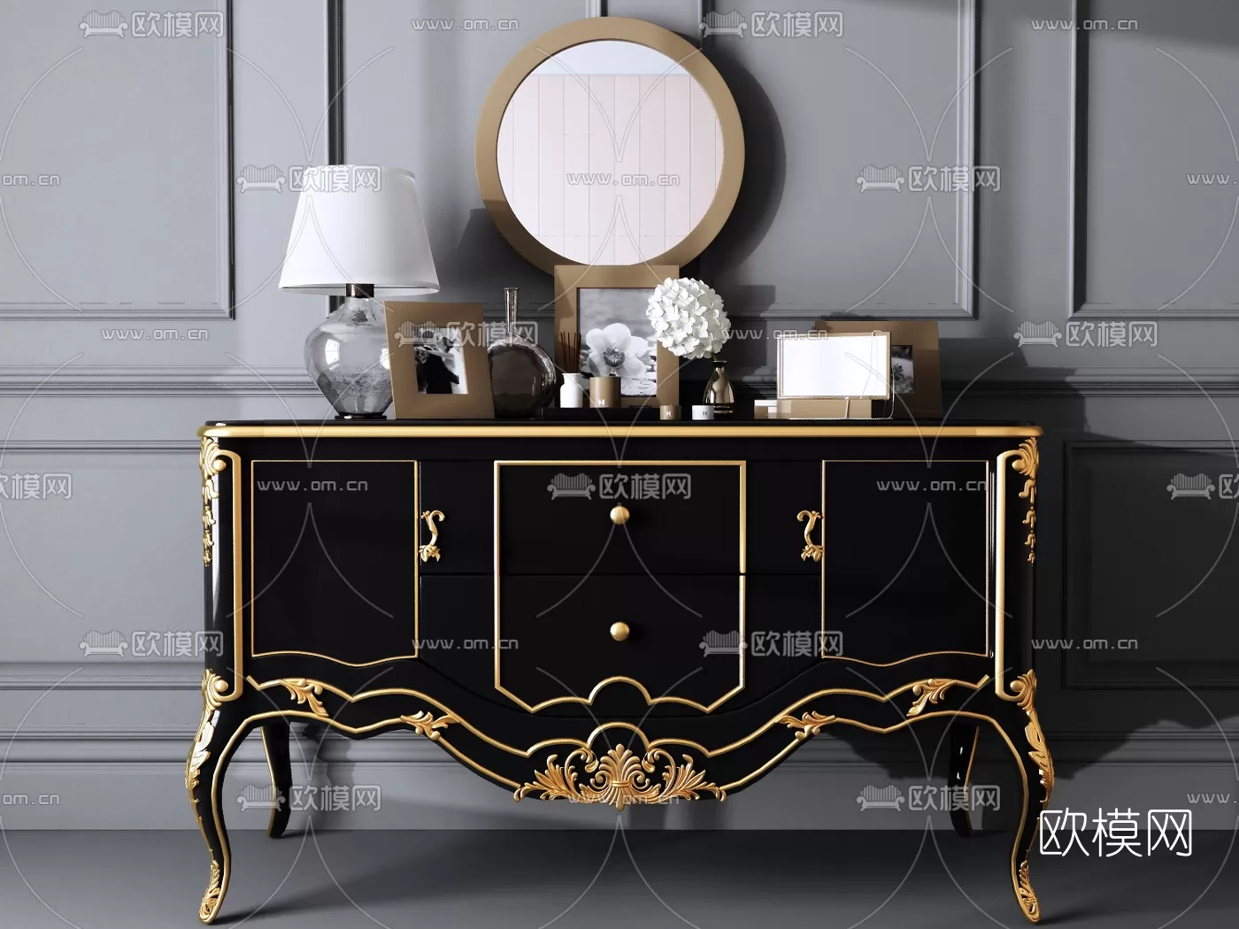 CLASSIC – CONSOLE 3DMODELS – 002 CLASSIC – CONSOLE 3DMODELS – 002