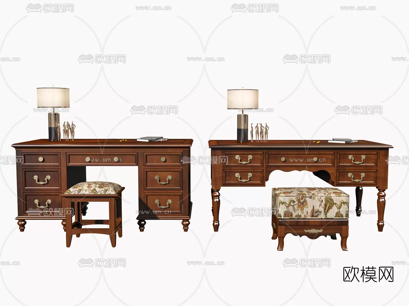 CLASSIC – DESK 3D MODELS – OFFICE – 002 CLASSIC – DESK 3D MODELS – OFFICE – 002