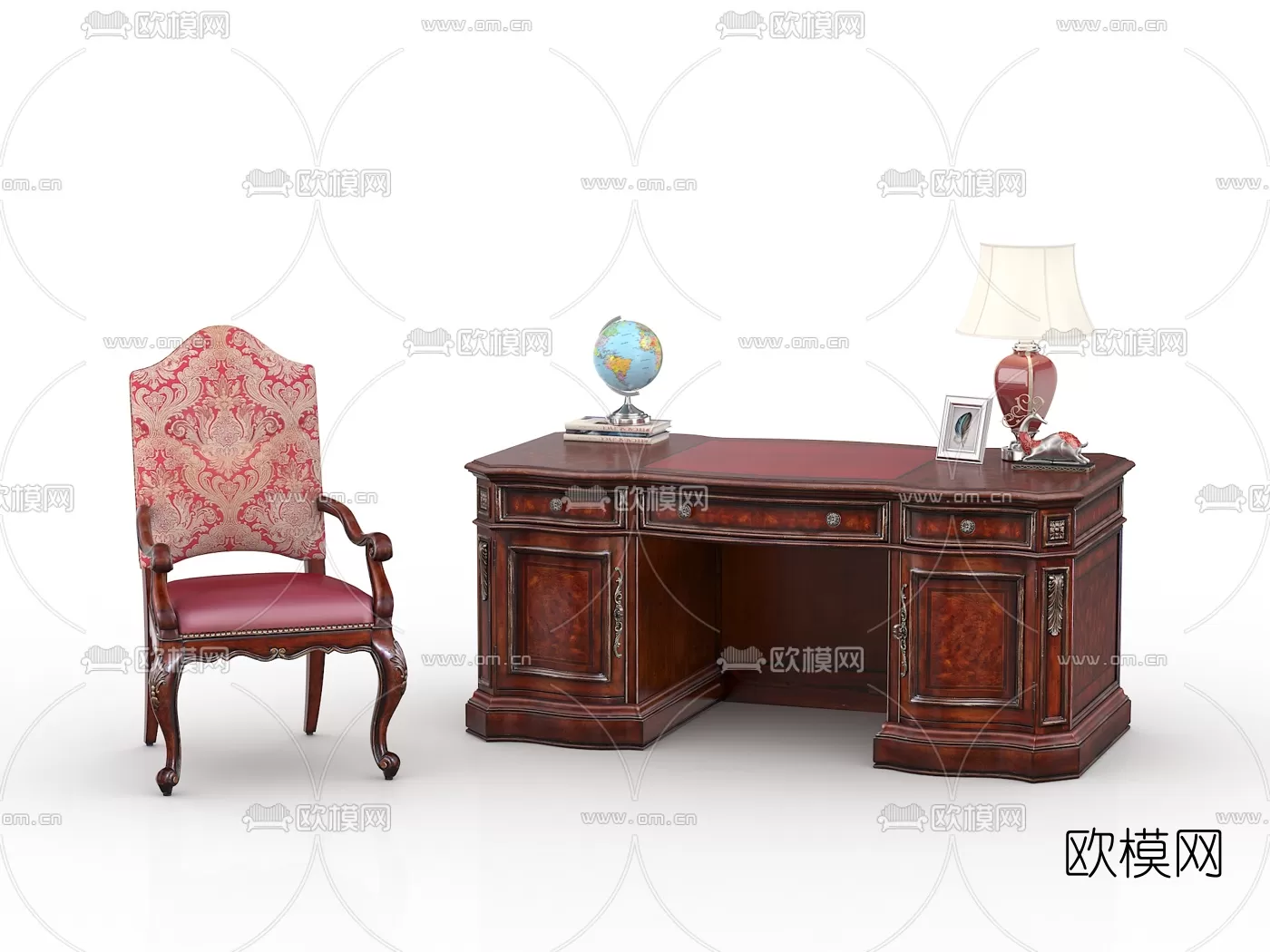 CLASSIC – DESK 3D MODELS – OFFICE – 003 CLASSIC – DESK 3D MODELS – OFFICE – 003