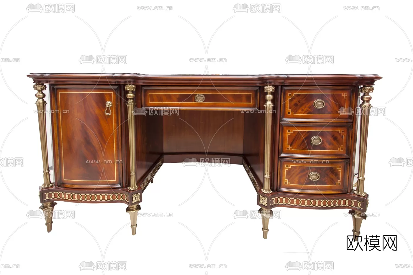 CLASSIC – DESK 3D MODELS – OFFICE – 005 CLASSIC – DESK 3D MODELS – OFFICE – 005