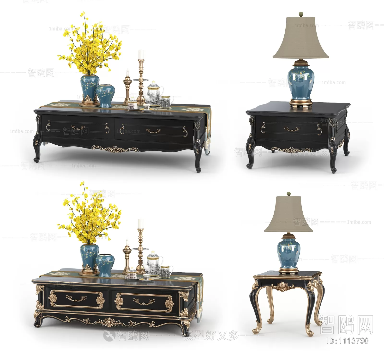 CLASSIC – TEA TABLE 3DS MODELS – 007 CLASSIC – TEA TABLE 3DS MODELS – 007