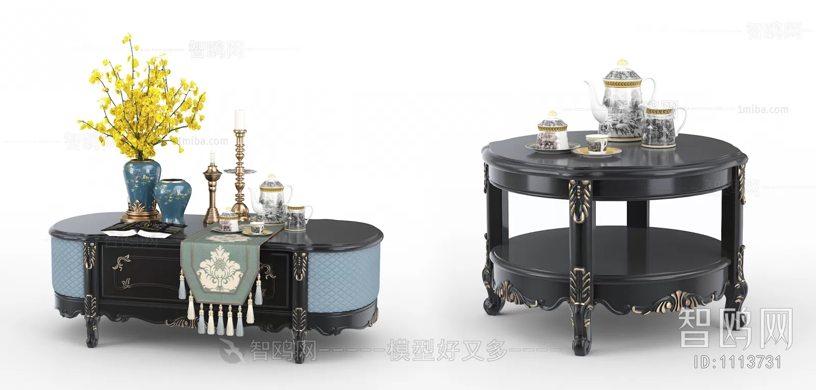 CLASSIC – TEA TABLE 3DS MODELS – 021 CLASSIC – TEA TABLE 3DS MODELS – 021