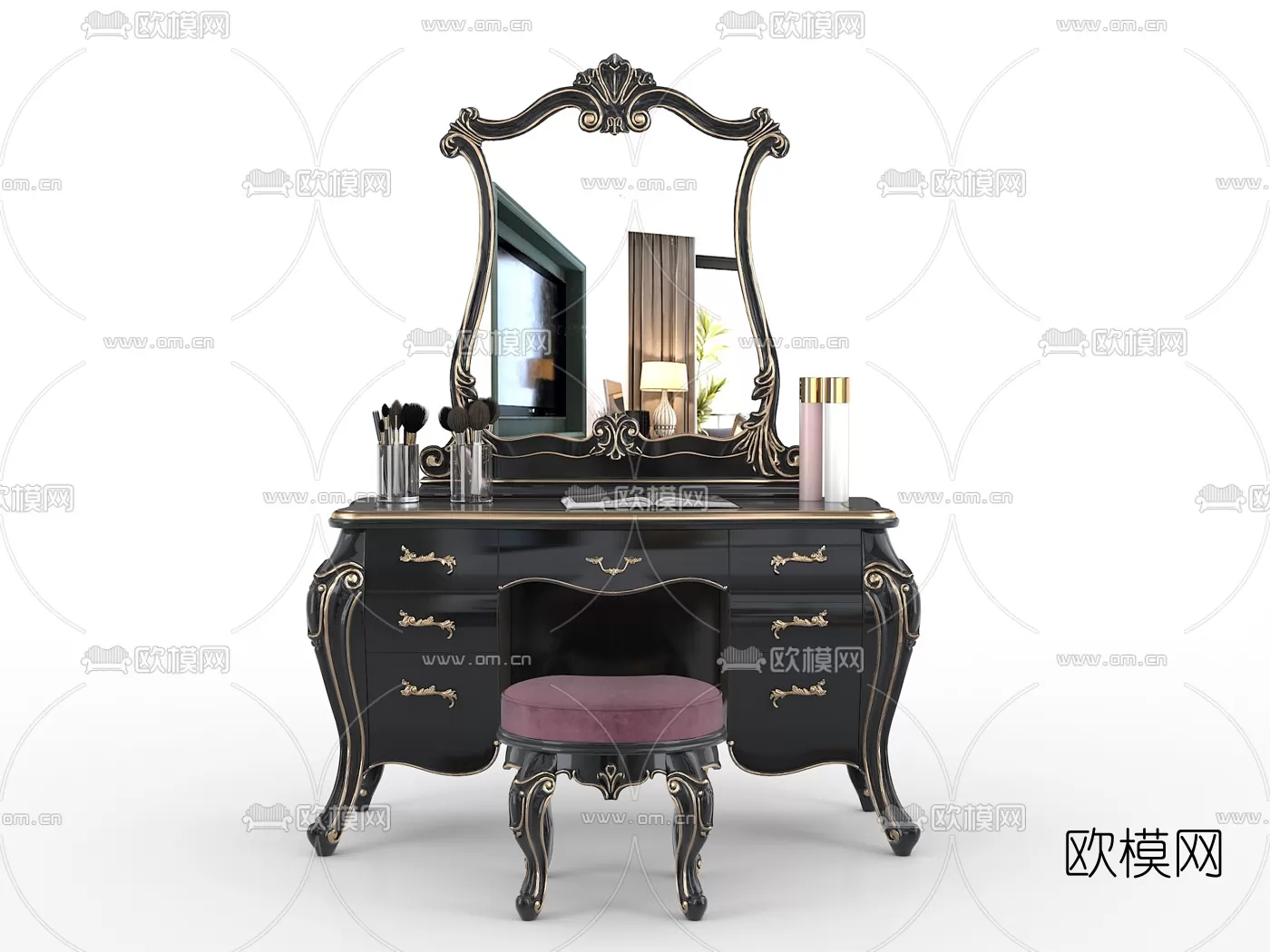 CLASSIC – DESSING TABLE 3D MODELS – 005 CLASSIC – DESSING TABLE 3D MODELS – 005