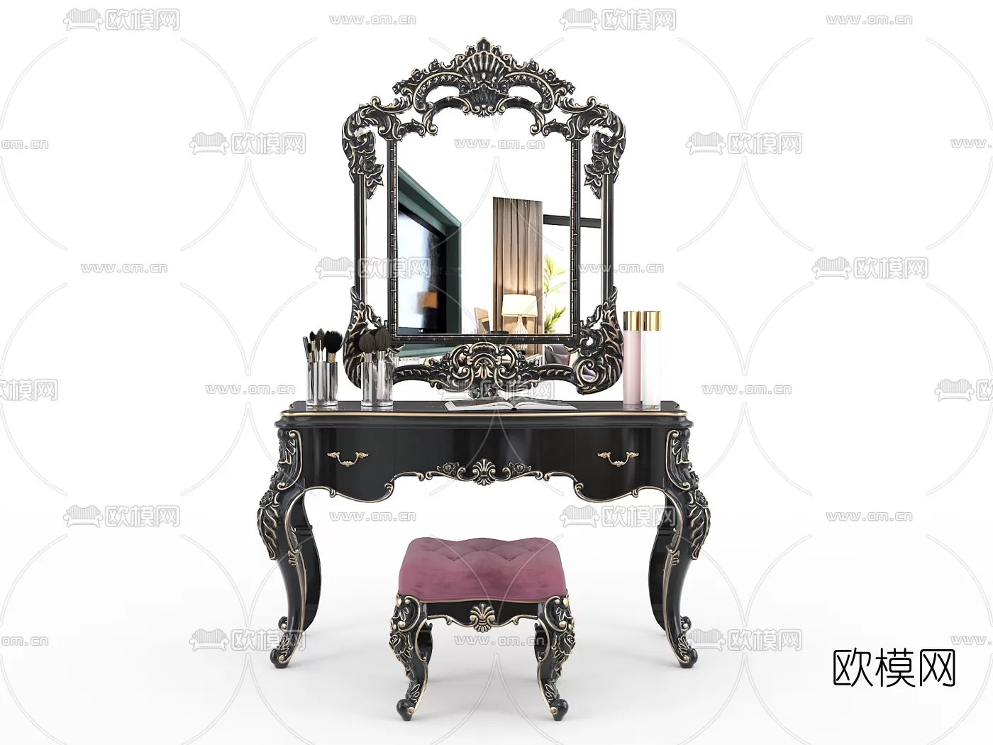 CLASSIC – DESSING TABLE 3D MODELS – 006 CLASSIC – DESSING TABLE 3D MODELS – 006
