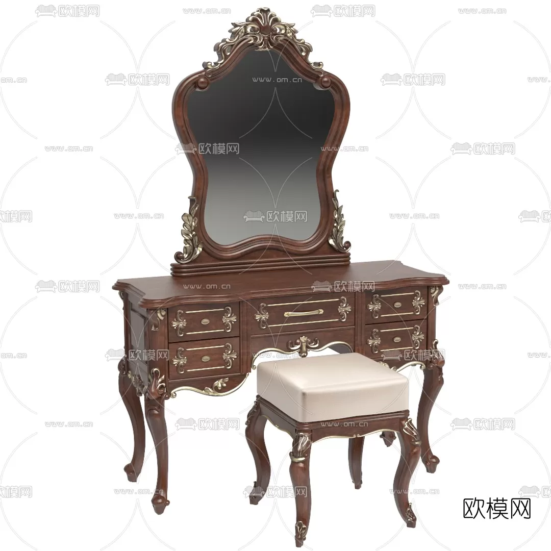 CLASSIC – DESSING TABLE 3D MODELS – 008 CLASSIC – DESSING TABLE 3D MODELS – 008