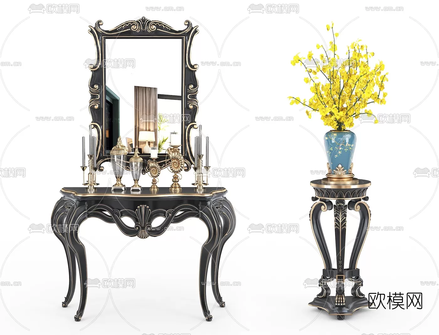 CLASSIC – DESSING TABLE 3D MODELS – 009 CLASSIC – DESSING TABLE 3D MODELS – 009