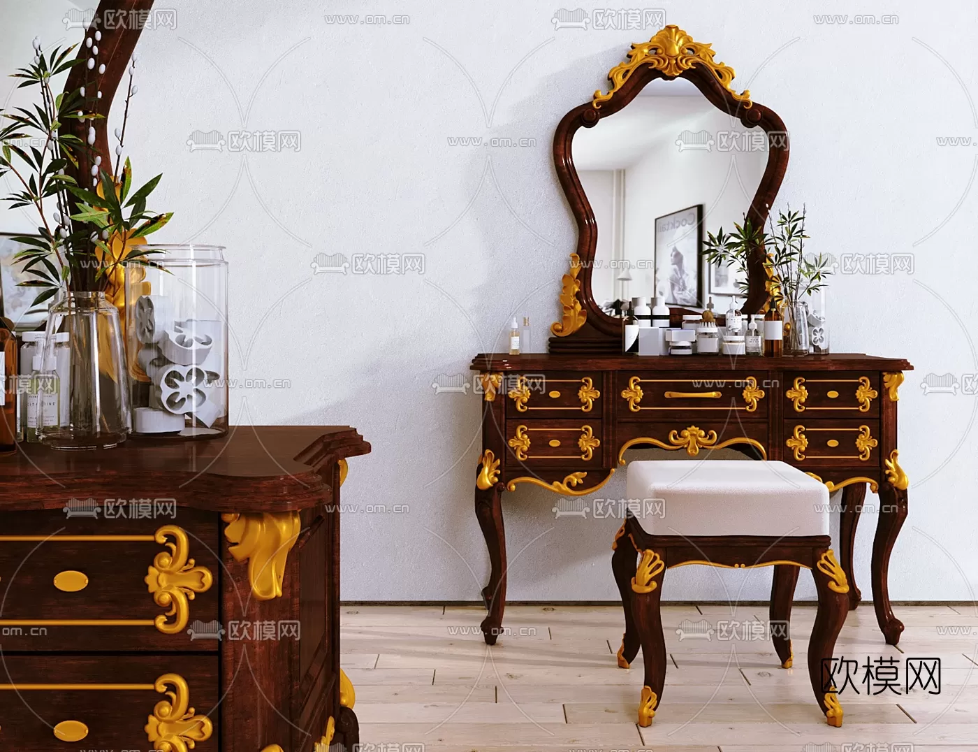 CLASSIC – DESSING TABLE 3D MODELS – 010 CLASSIC – DESSING TABLE 3D MODELS – 010