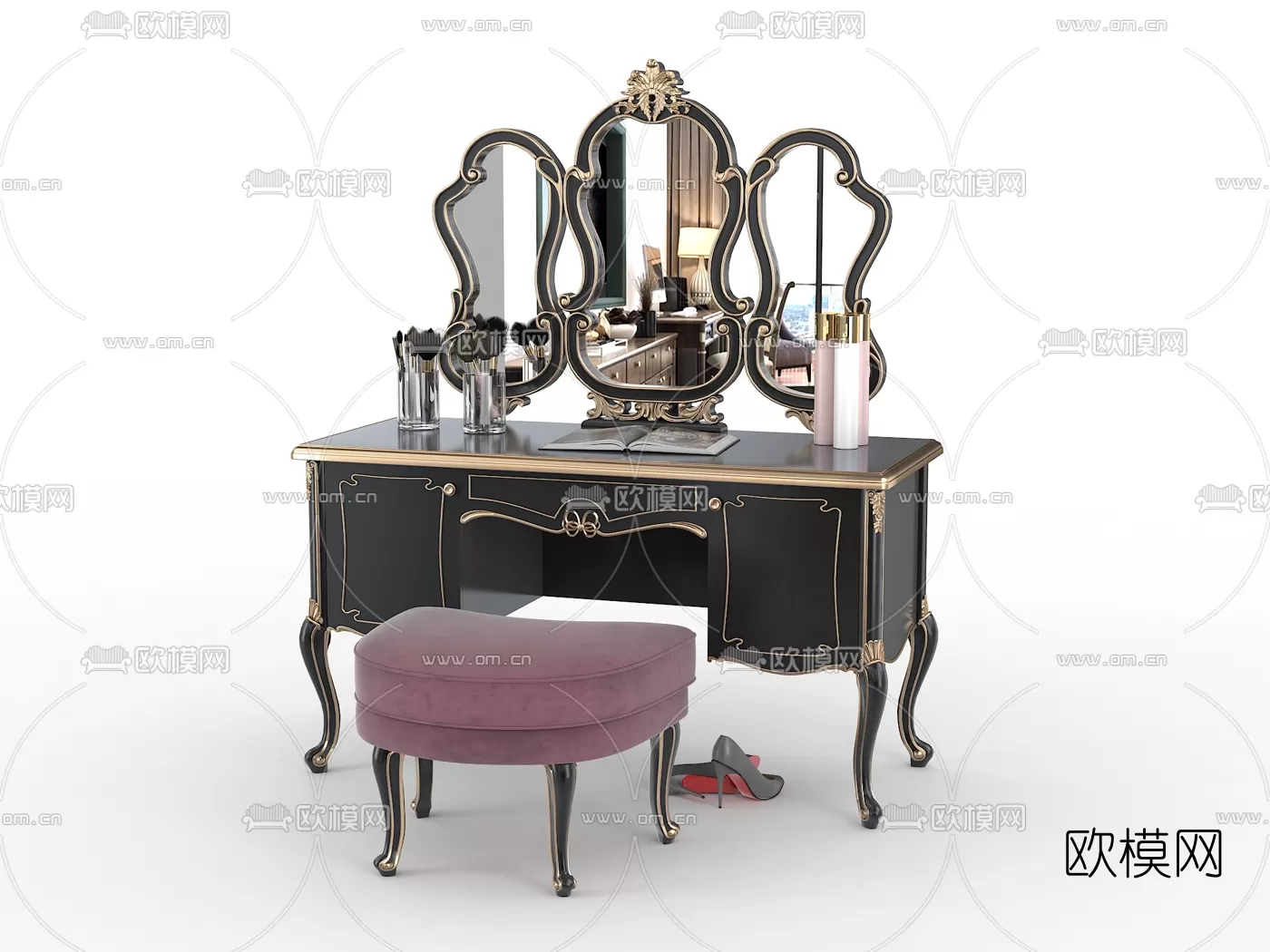 CLASSIC – DESSING TABLE 3D MODELS – 011 CLASSIC – DESSING TABLE 3D MODELS – 011