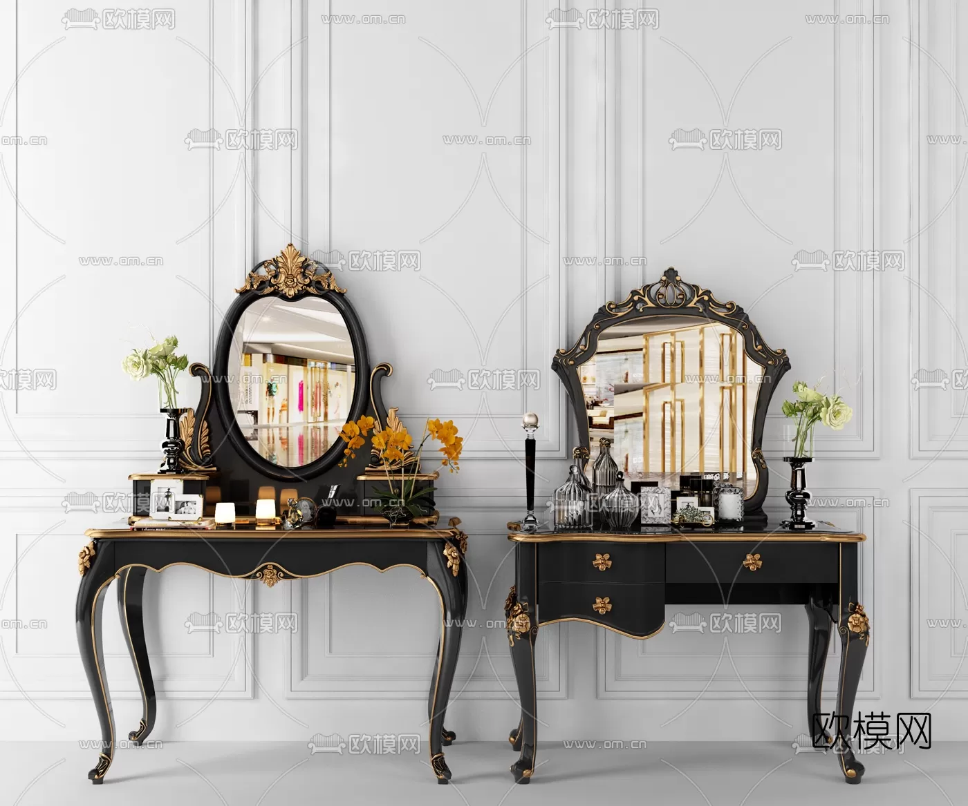 CLASSIC – DESSING TABLE 3D MODELS – 019 CLASSIC – DESSING TABLE 3D MODELS – 019