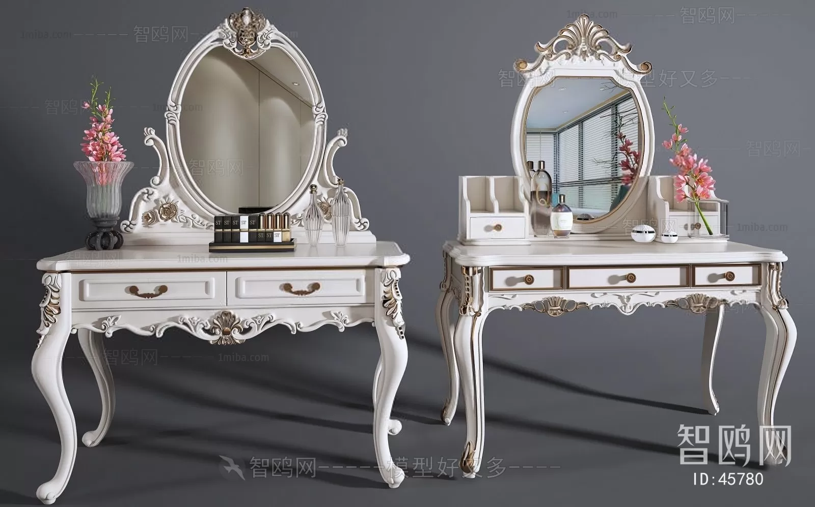 CLASSIC – DESSING TABLE 3D MODELS – 020 CLASSIC – DESSING TABLE 3D MODELS – 020