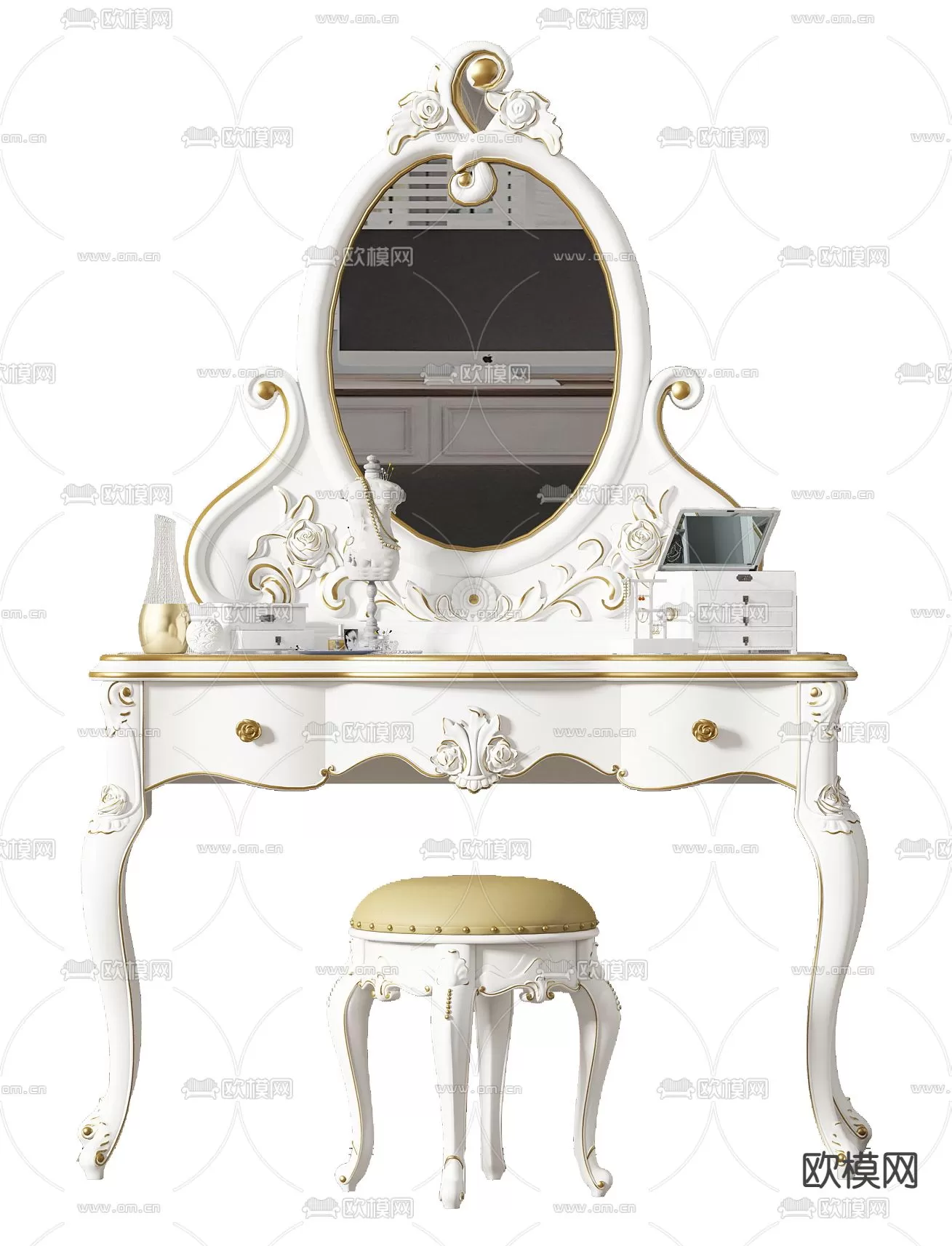 CLASSIC – DESSING TABLE 3D MODELS – 022 CLASSIC – DESSING TABLE 3D MODELS – 022