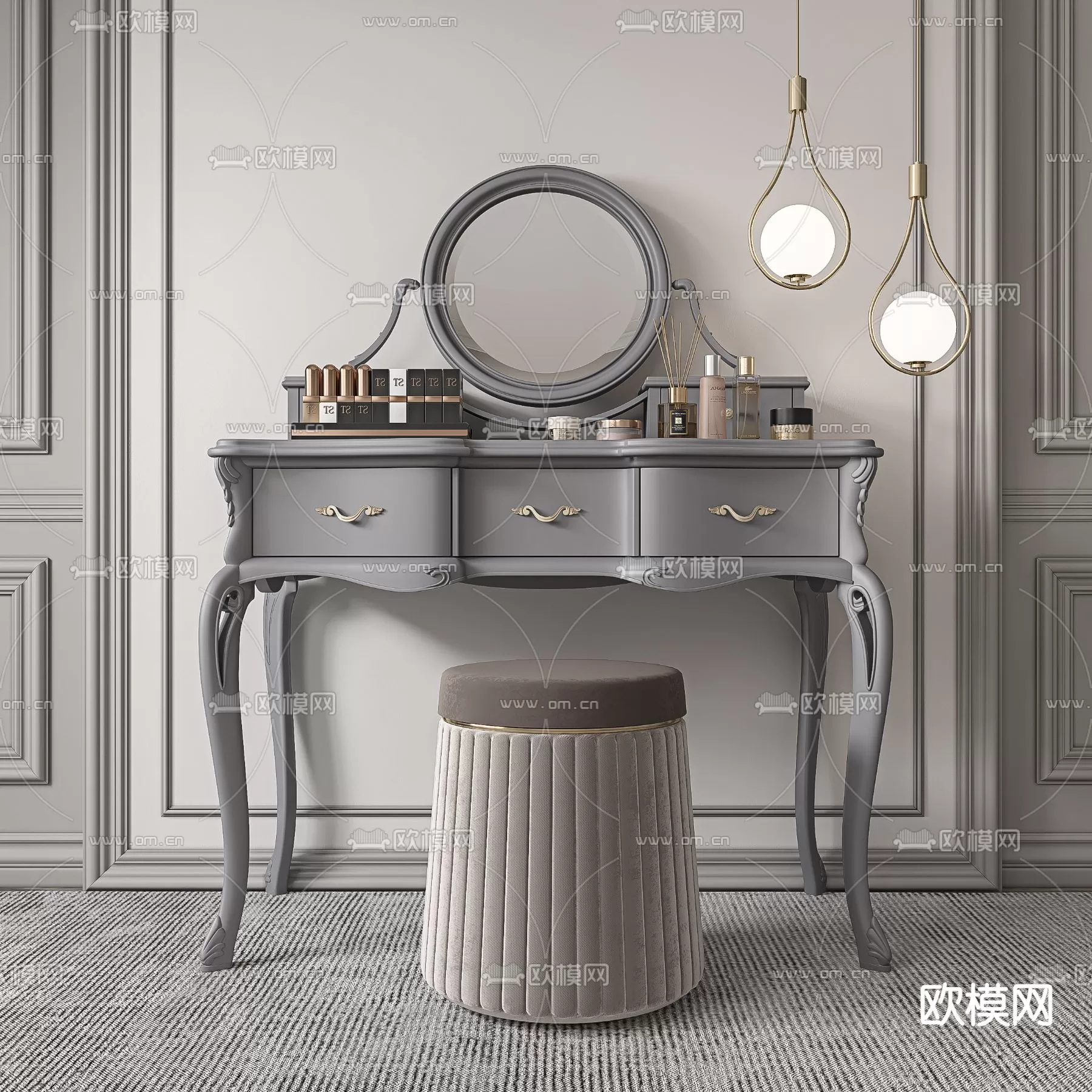 CLASSIC – DESSING TABLE 3D MODELS – 024 CLASSIC – DESSING TABLE 3D MODELS – 024