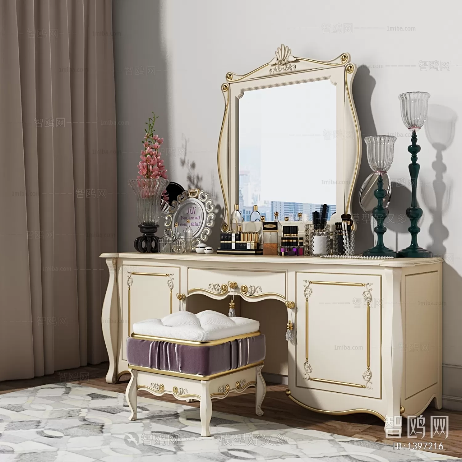 CLASSIC – DESSING TABLE 3D MODELS – 029 CLASSIC – DESSING TABLE 3D MODELS – 029