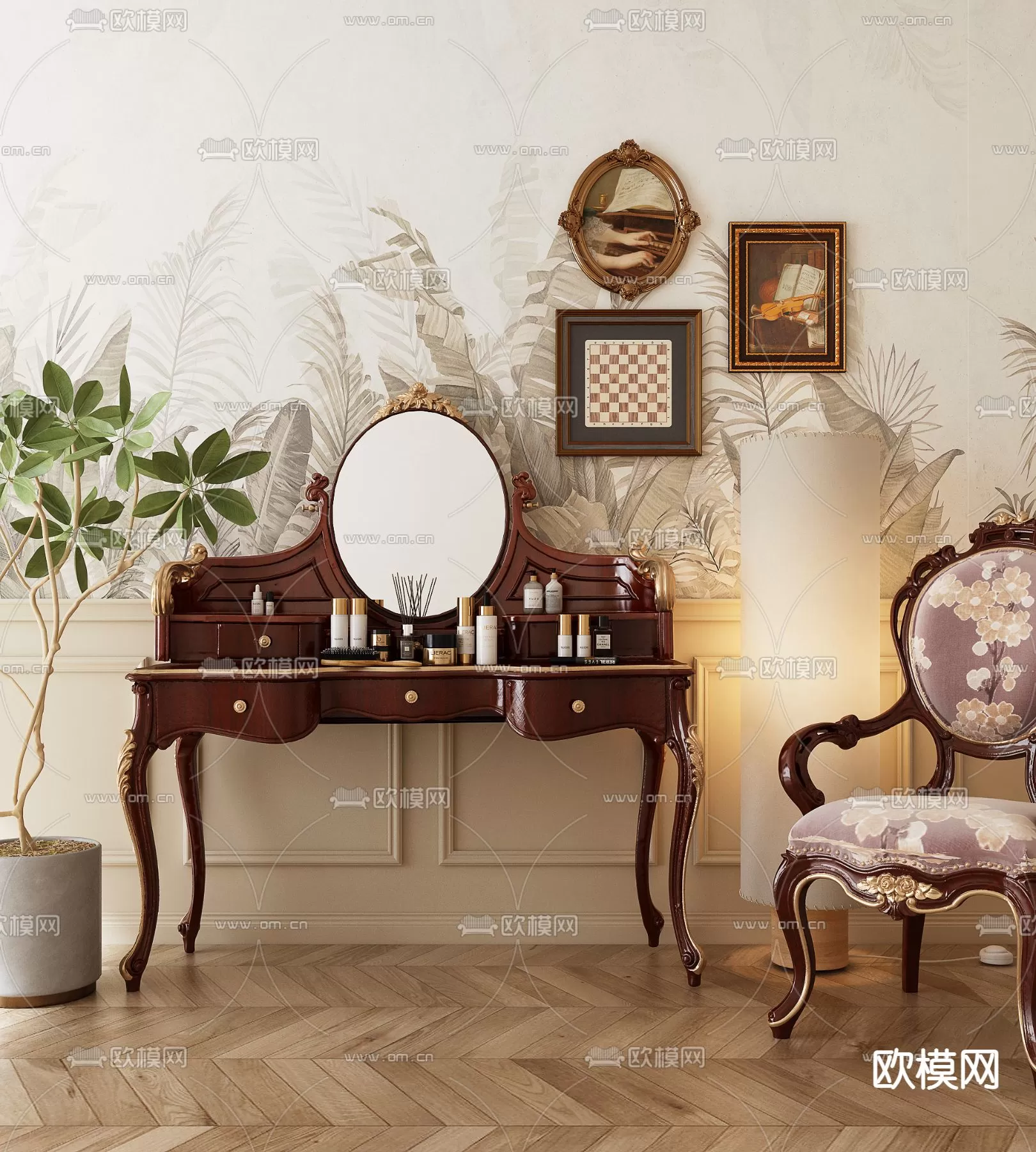 CLASSIC – DESSING TABLE 3D MODELS – 031 CLASSIC – DESSING TABLE 3D MODELS – 031