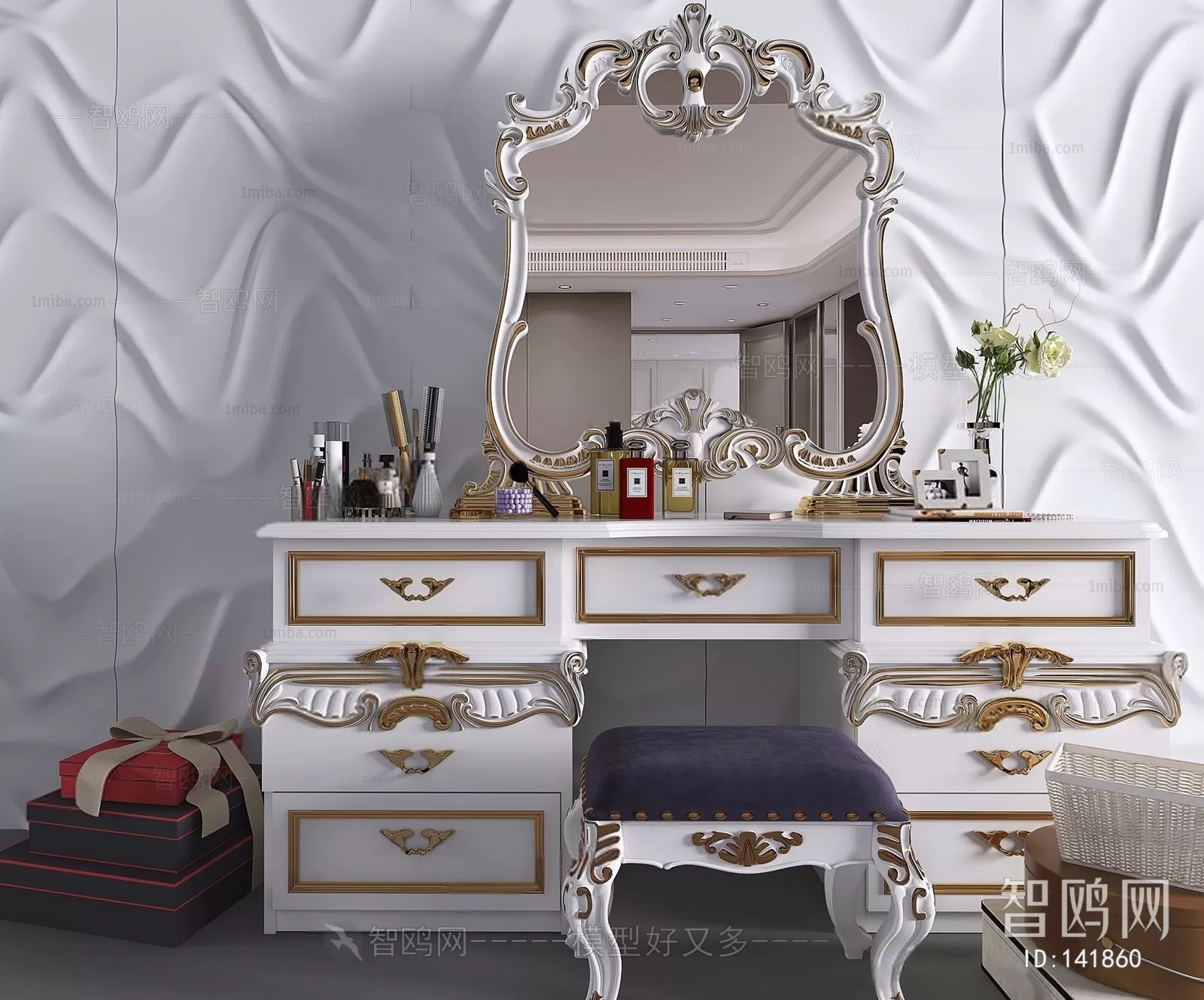 CLASSIC – DESSING TABLE 3D MODELS – 034 CLASSIC – DESSING TABLE 3D MODELS – 034