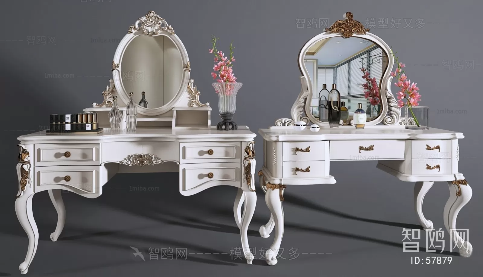 CLASSIC – DESSING TABLE 3D MODELS – 035 CLASSIC – DESSING TABLE 3D MODELS – 035